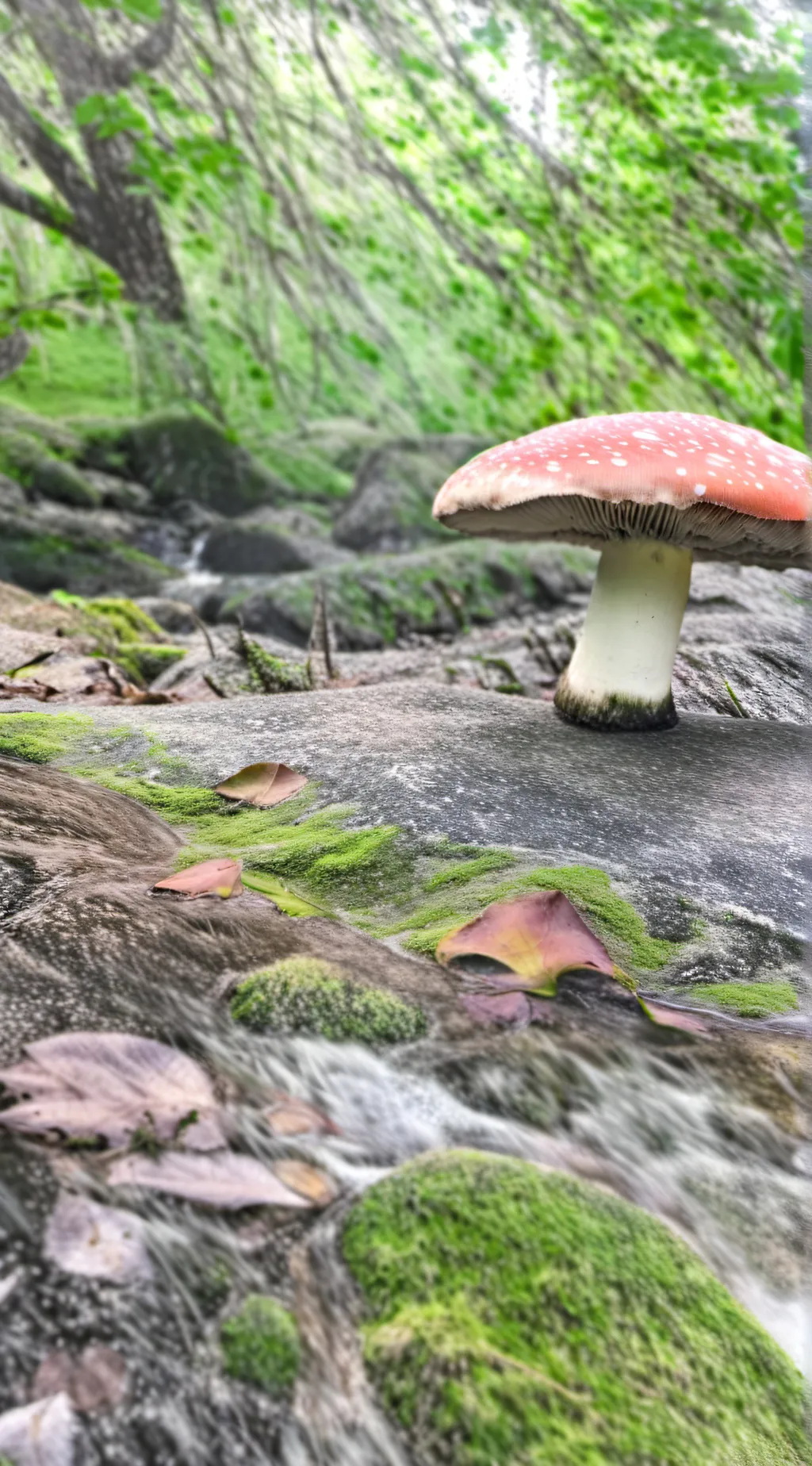 ai character: THE MUSHROOM background