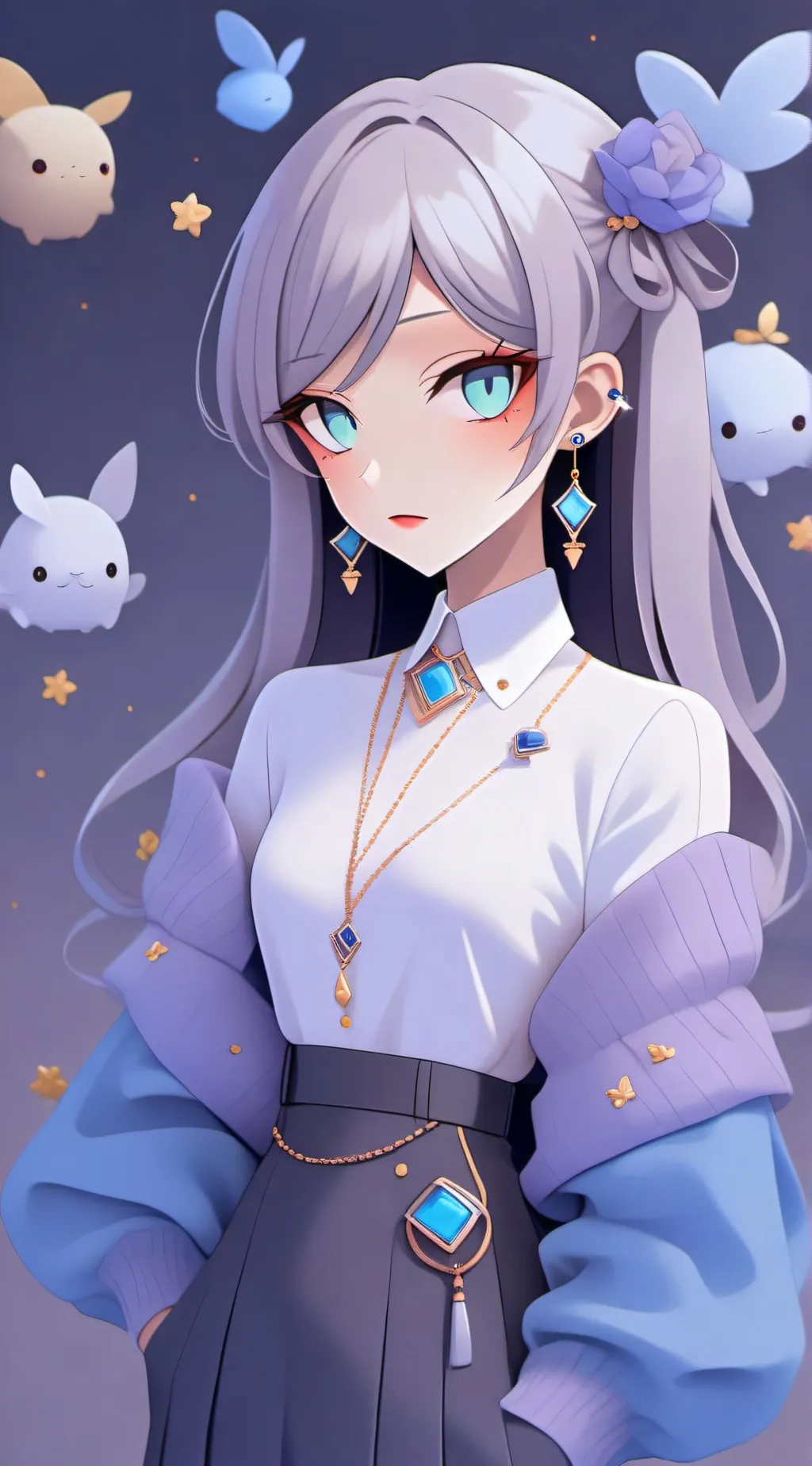 ai character: Lily  background
