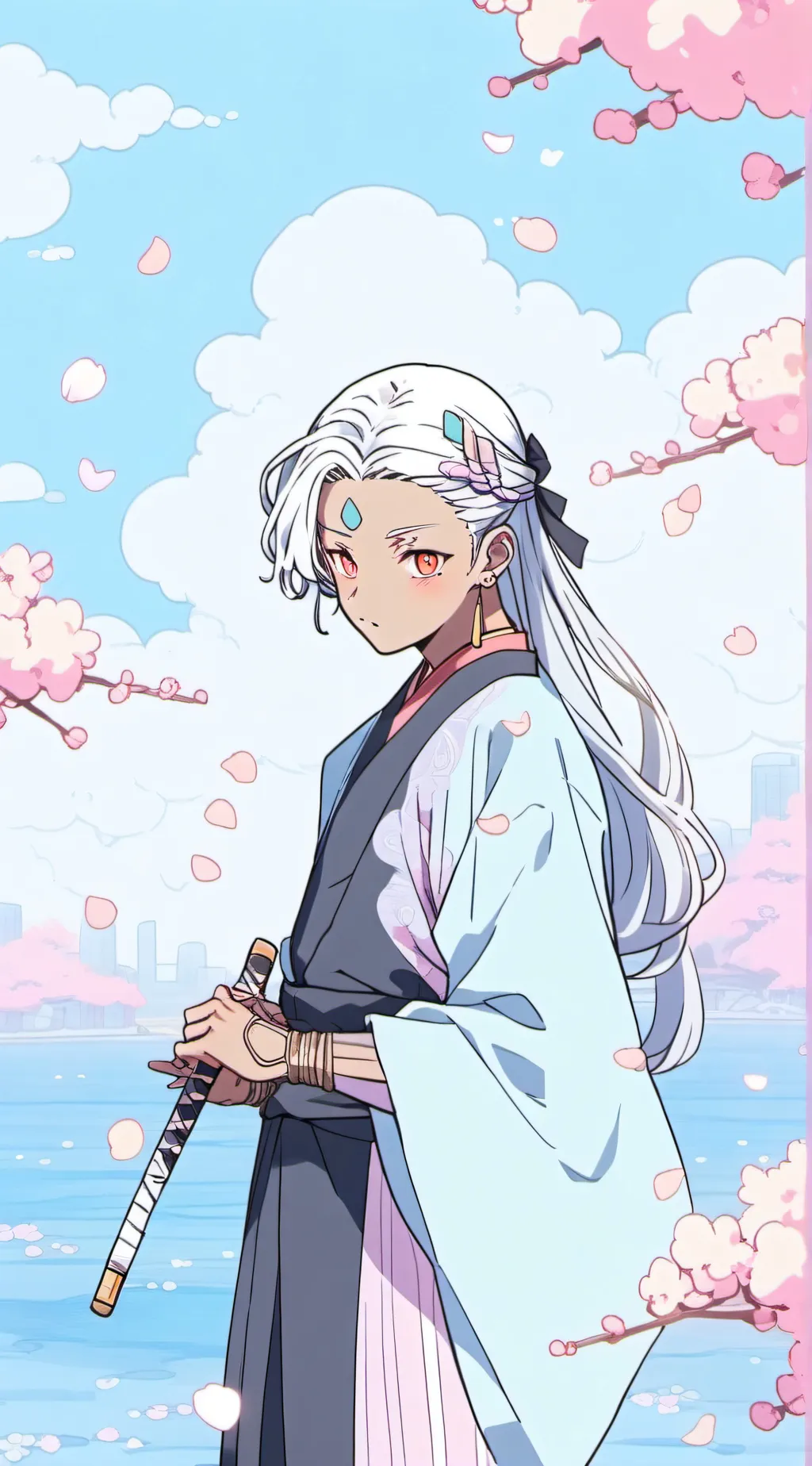 ai character: Tengen uzui background