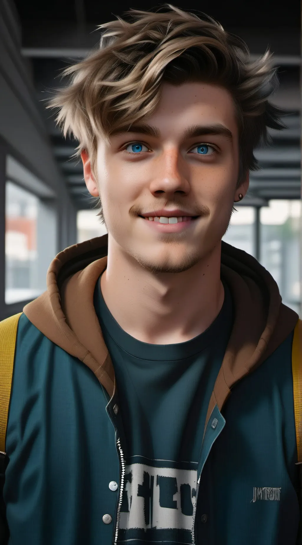 ai character: Mr beast background