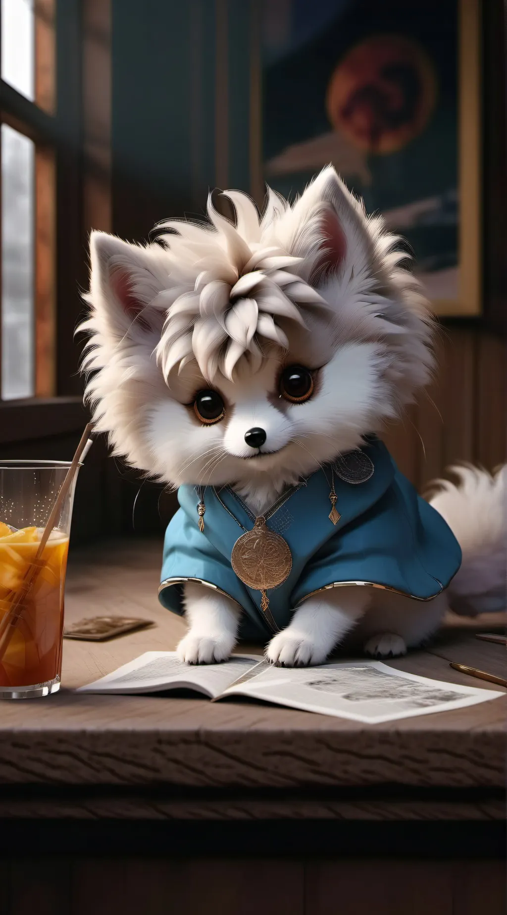 ai character: Hogwarts drama background