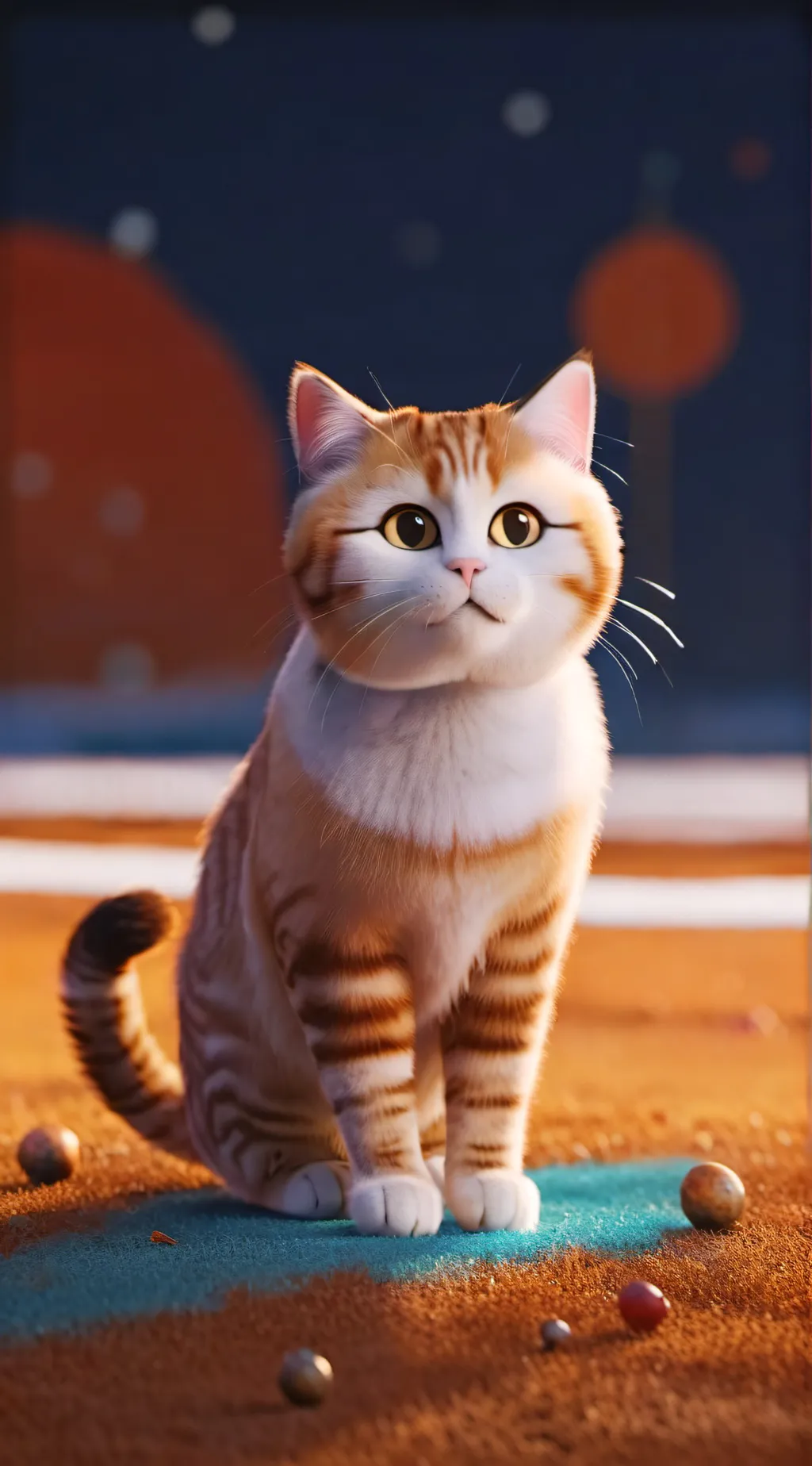 ai character: Garfield background