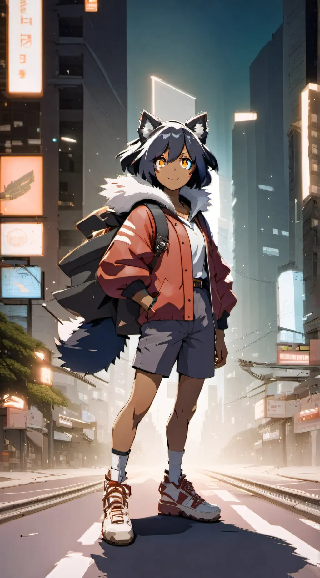 ai character: Michiru background