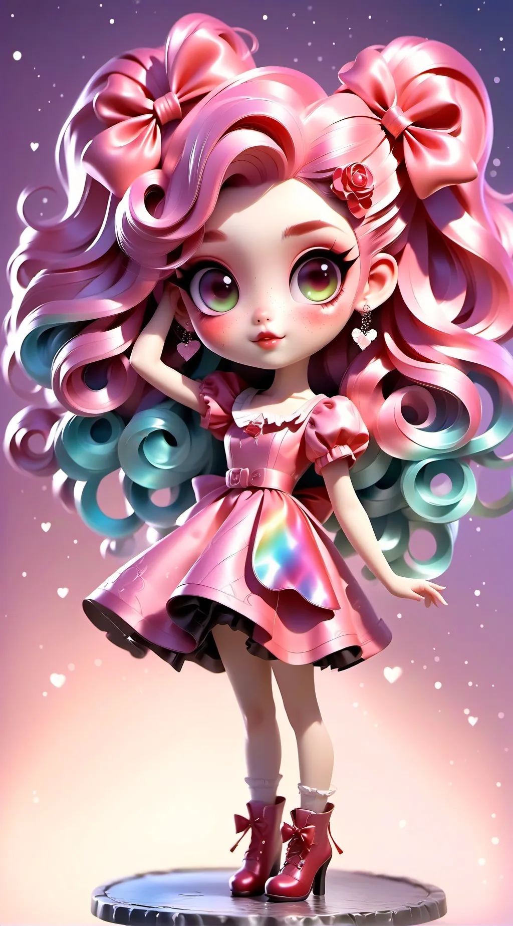 ai character: love background