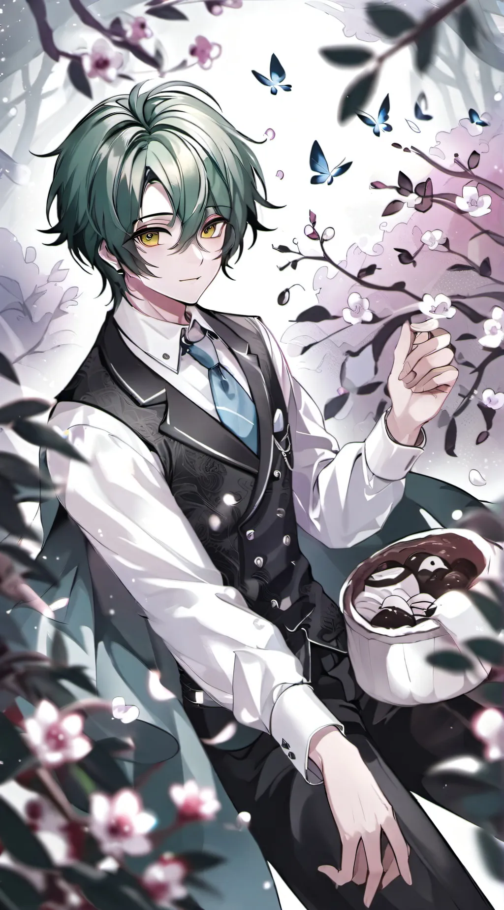 ai character: isaac background