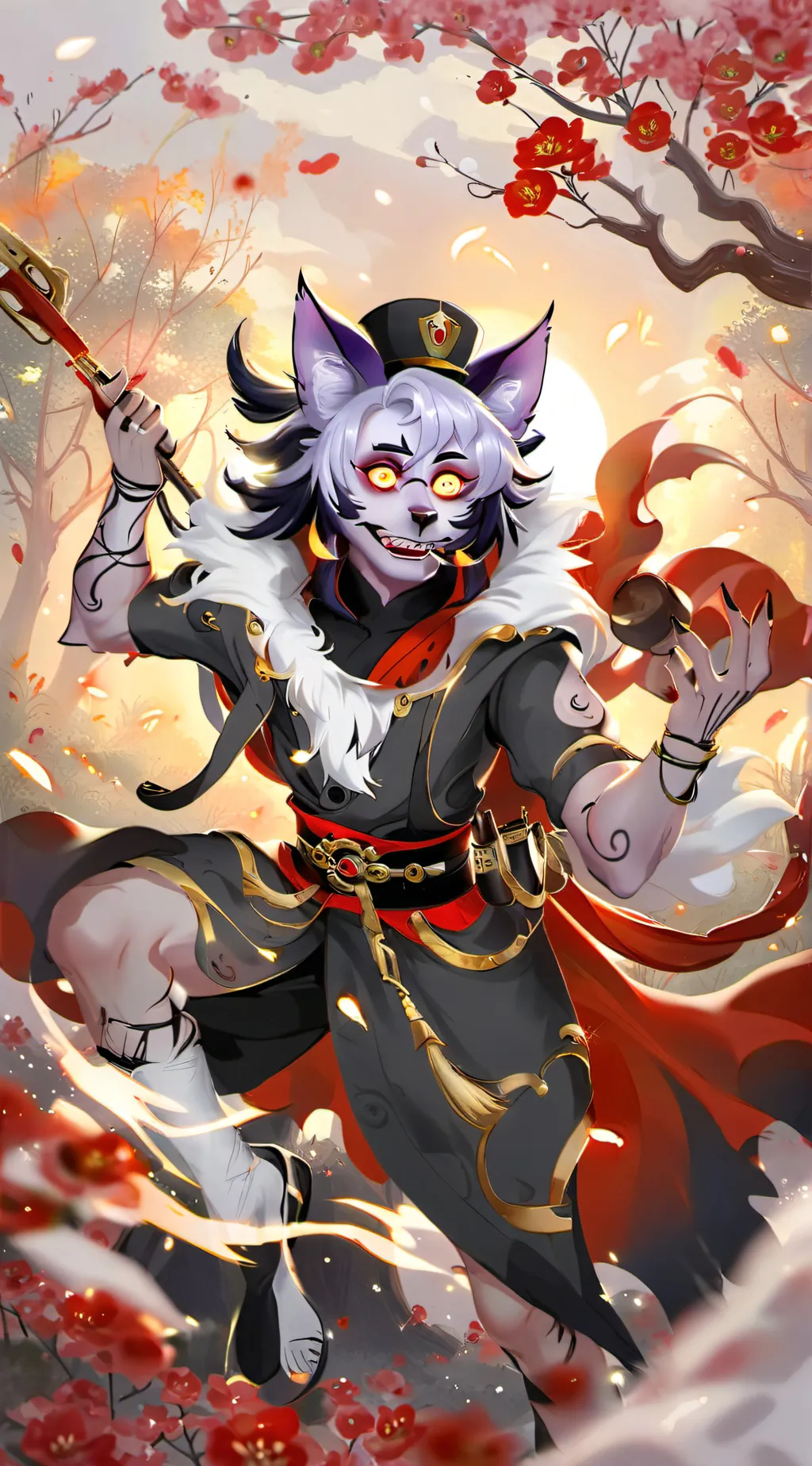 ai character: Sus Roxanne Wolf background