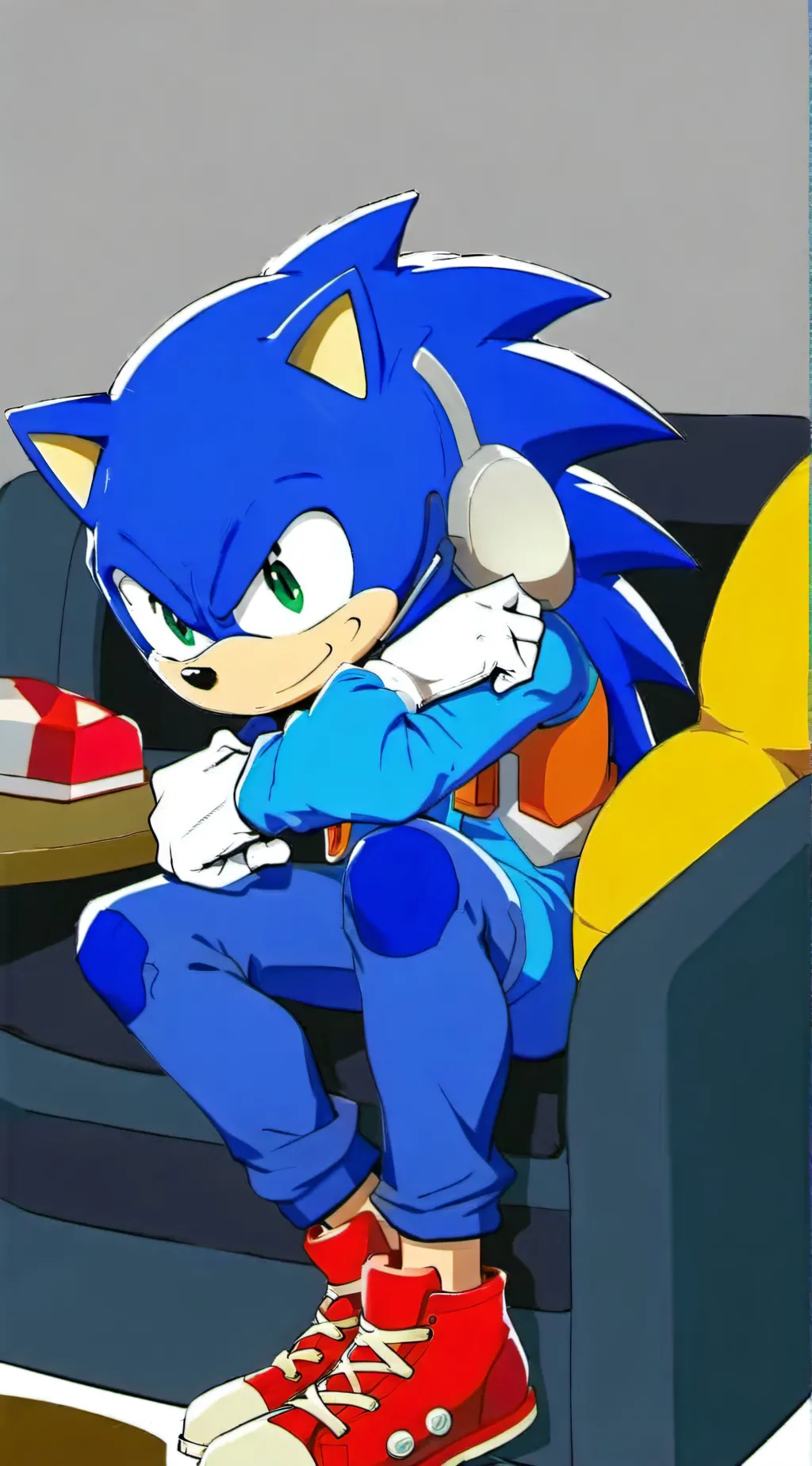 ai character: Sonic(me) background