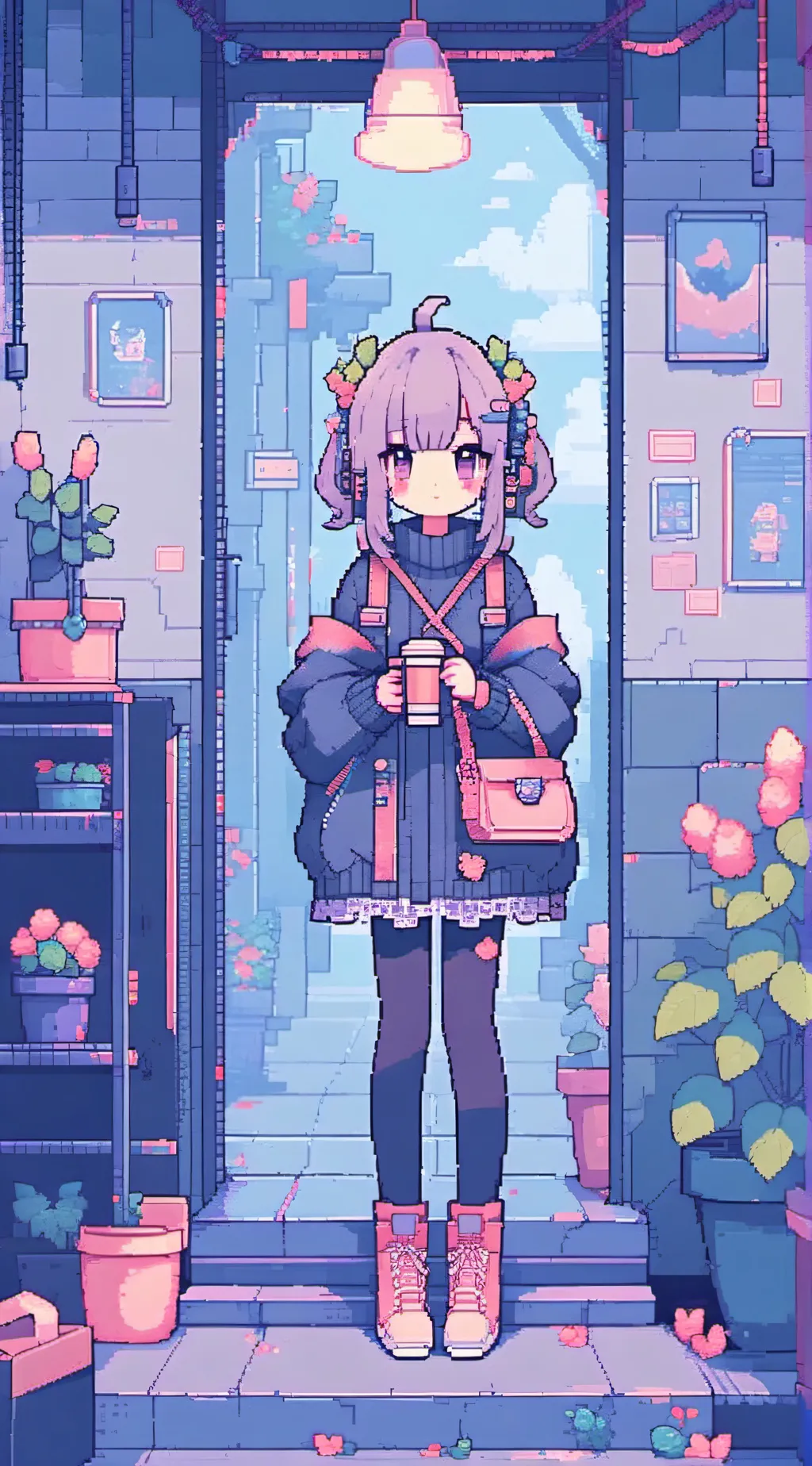 ai character: Angelica  background