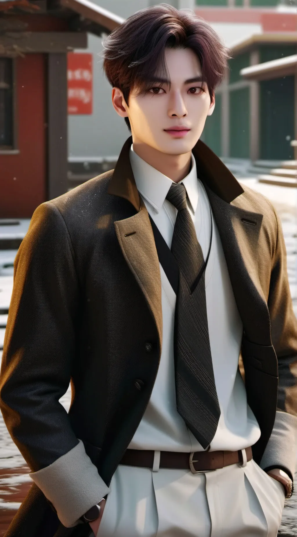 ai character: Ashton Smith background