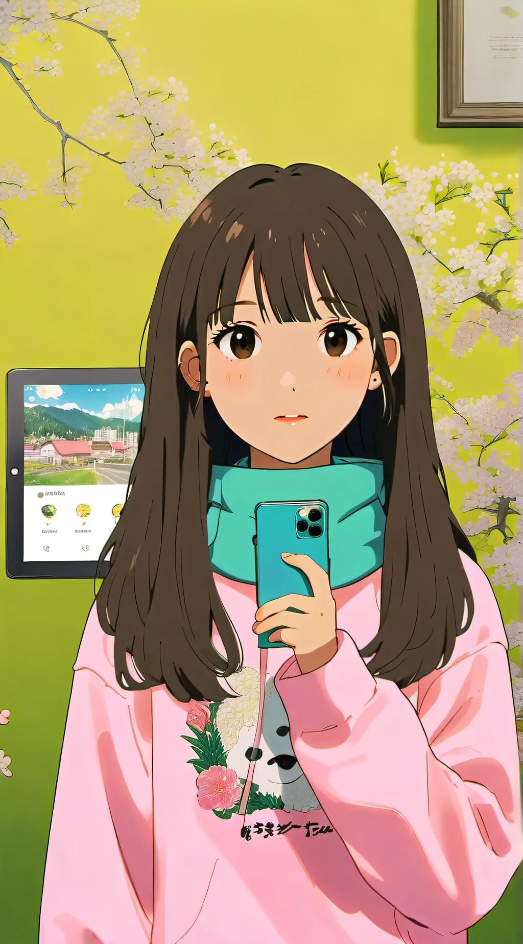 ai character: Mia❤️ background