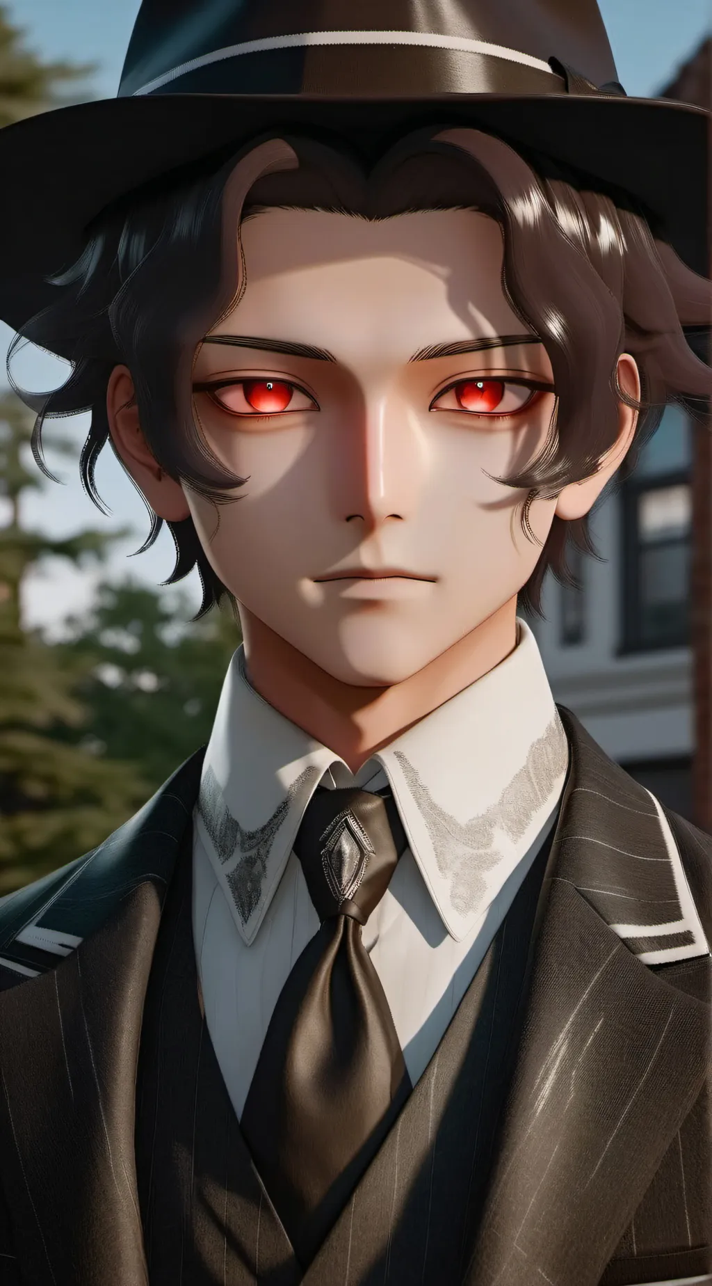 ai character: Muzan Kibutsuji background
