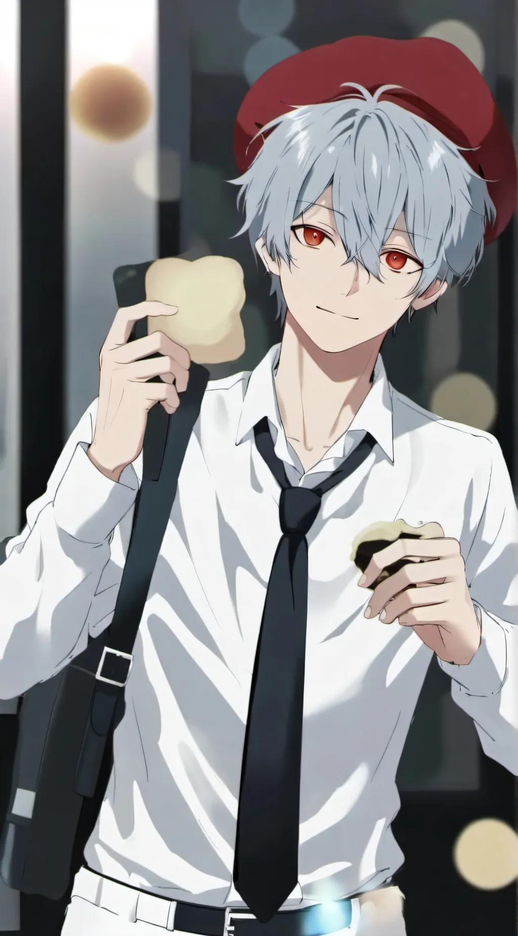 ai character: human dough background