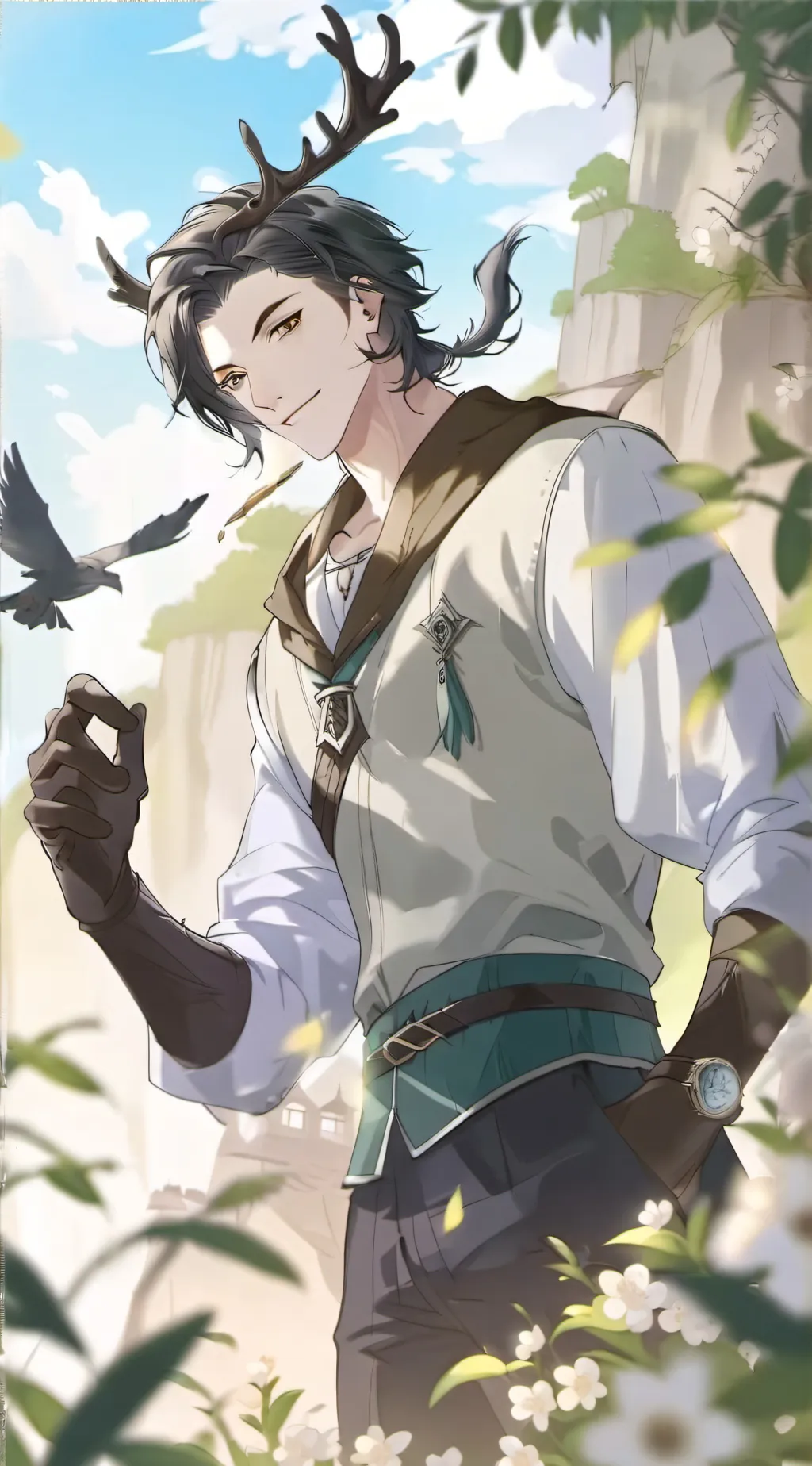 ai character: Falconer William  background
