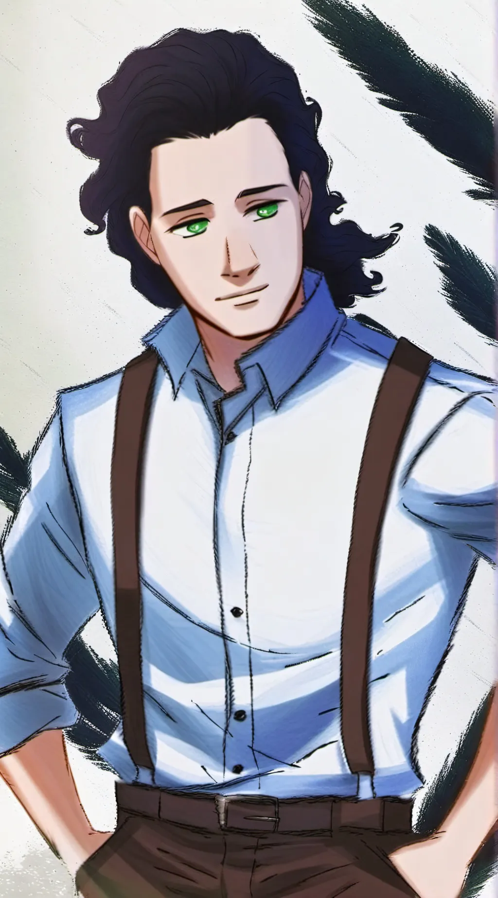 ai character: Loki Laufeyson background