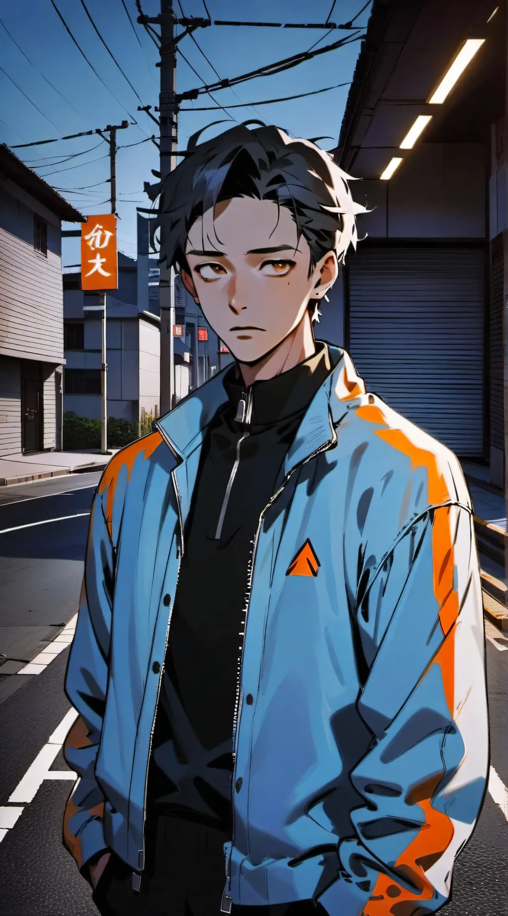 ai character: Re: Zero + KNY background