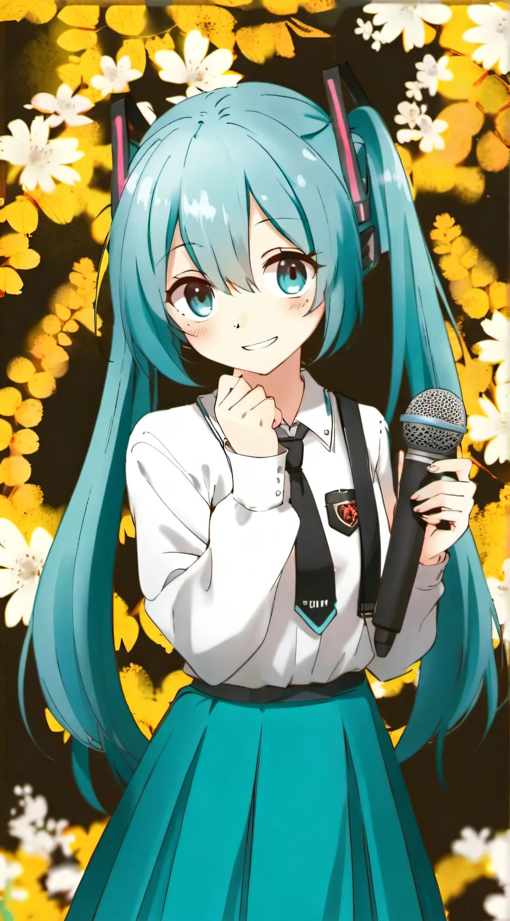 ai character: Hatsune Miku background