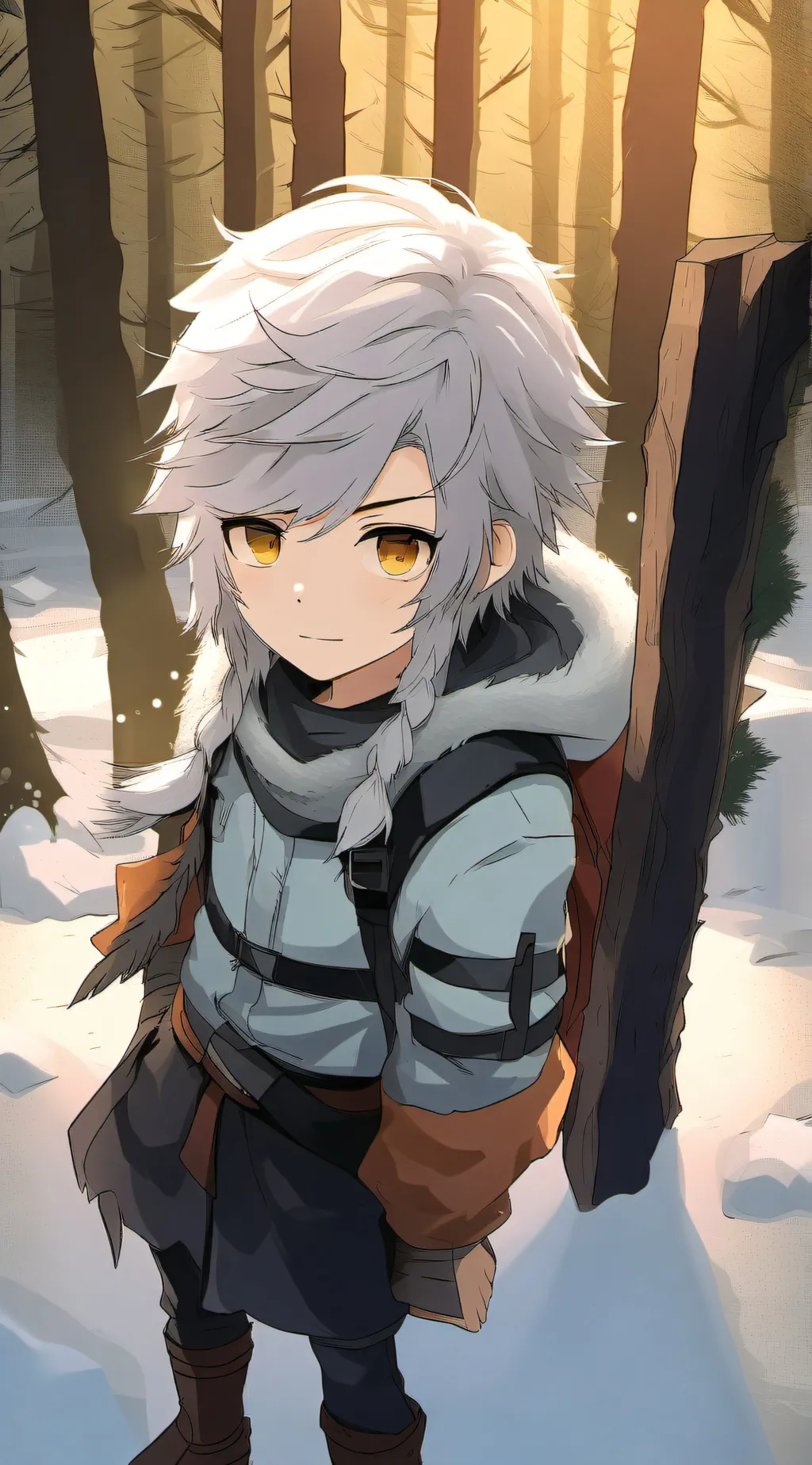 ai character: hunter background