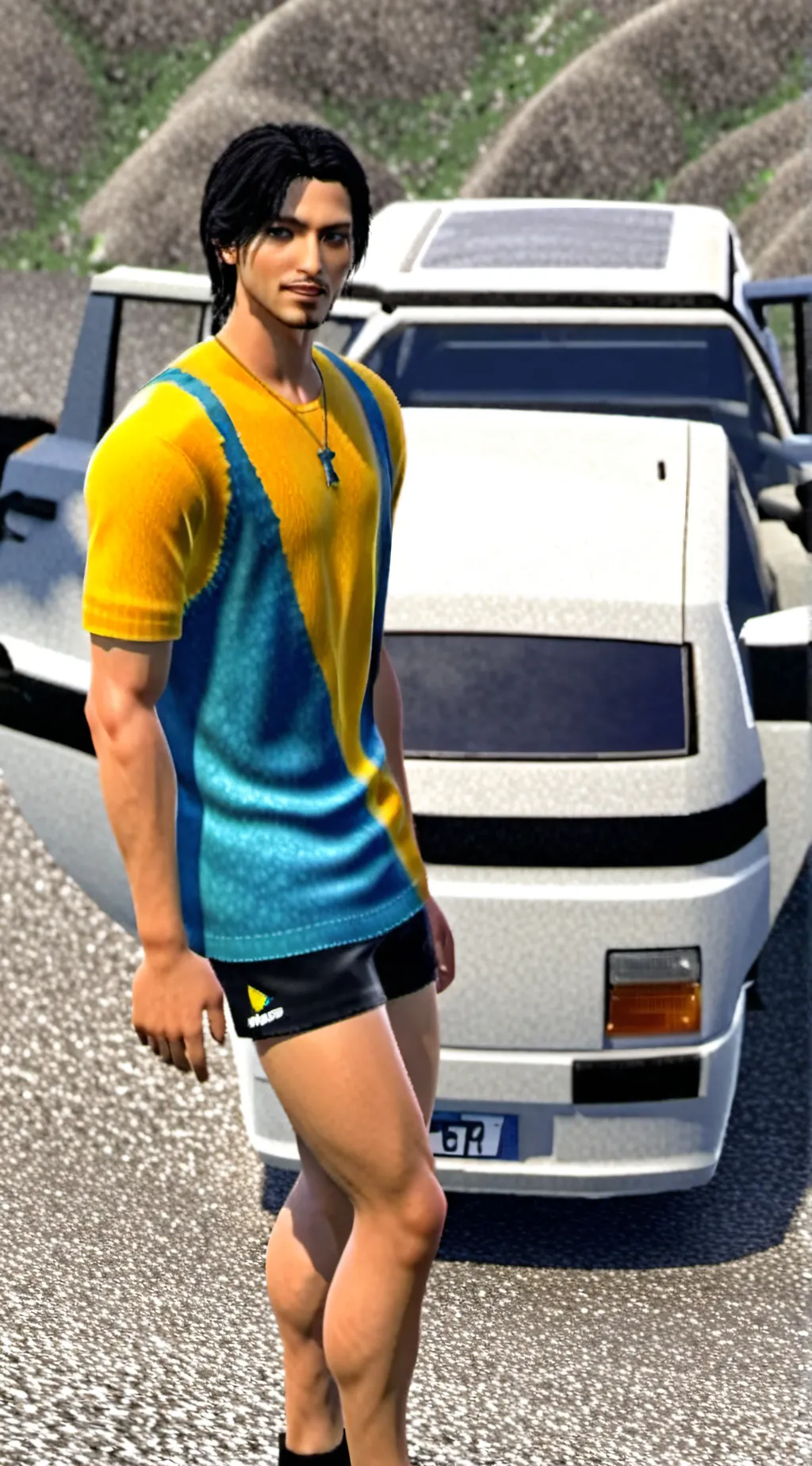 ai character: Adrien  background