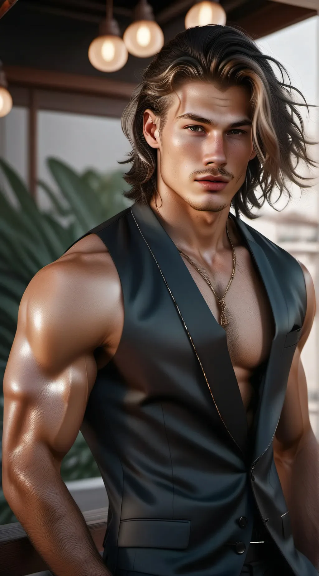 ai character: Xylin Brooke  background