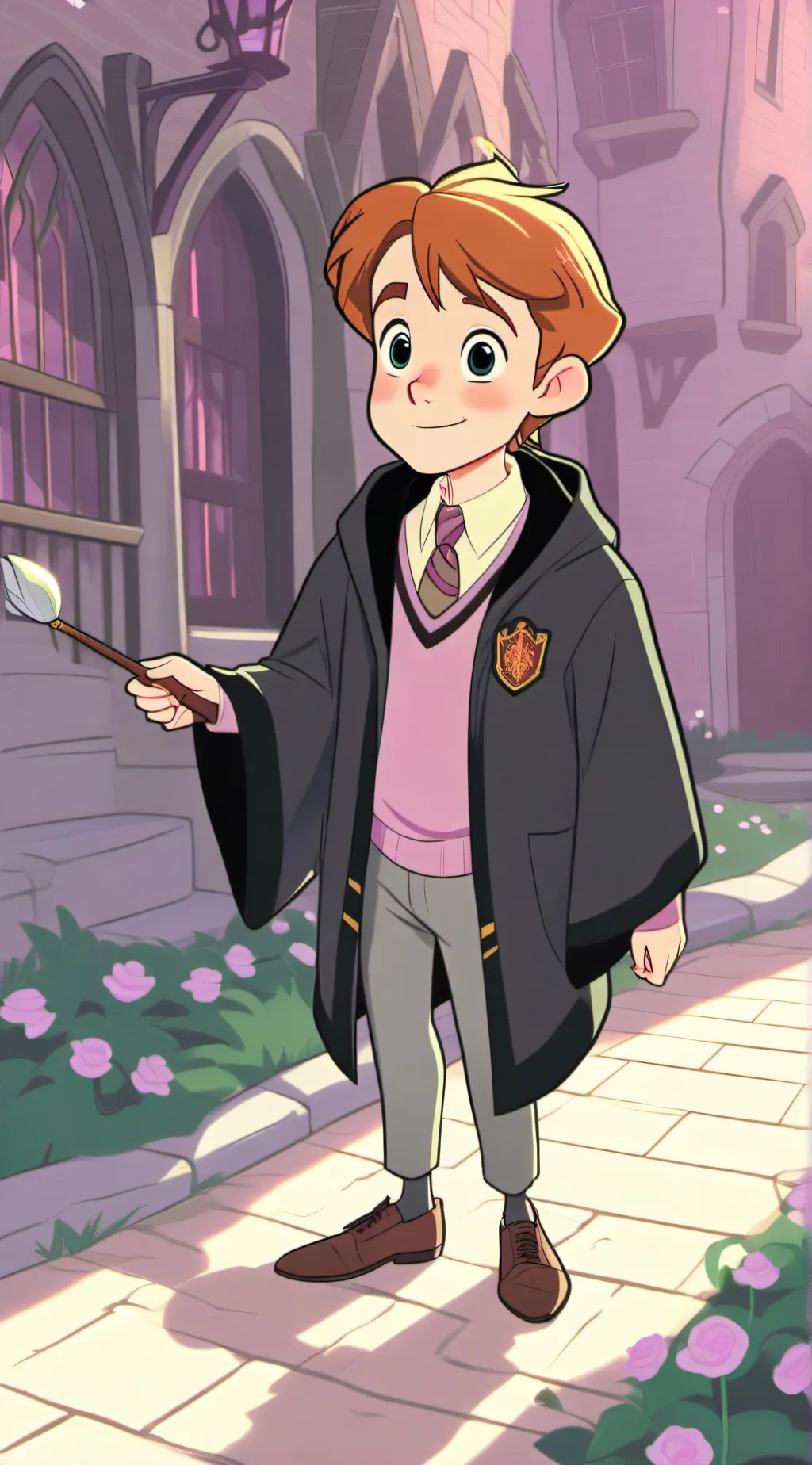 ai character: Ron Weasley  background