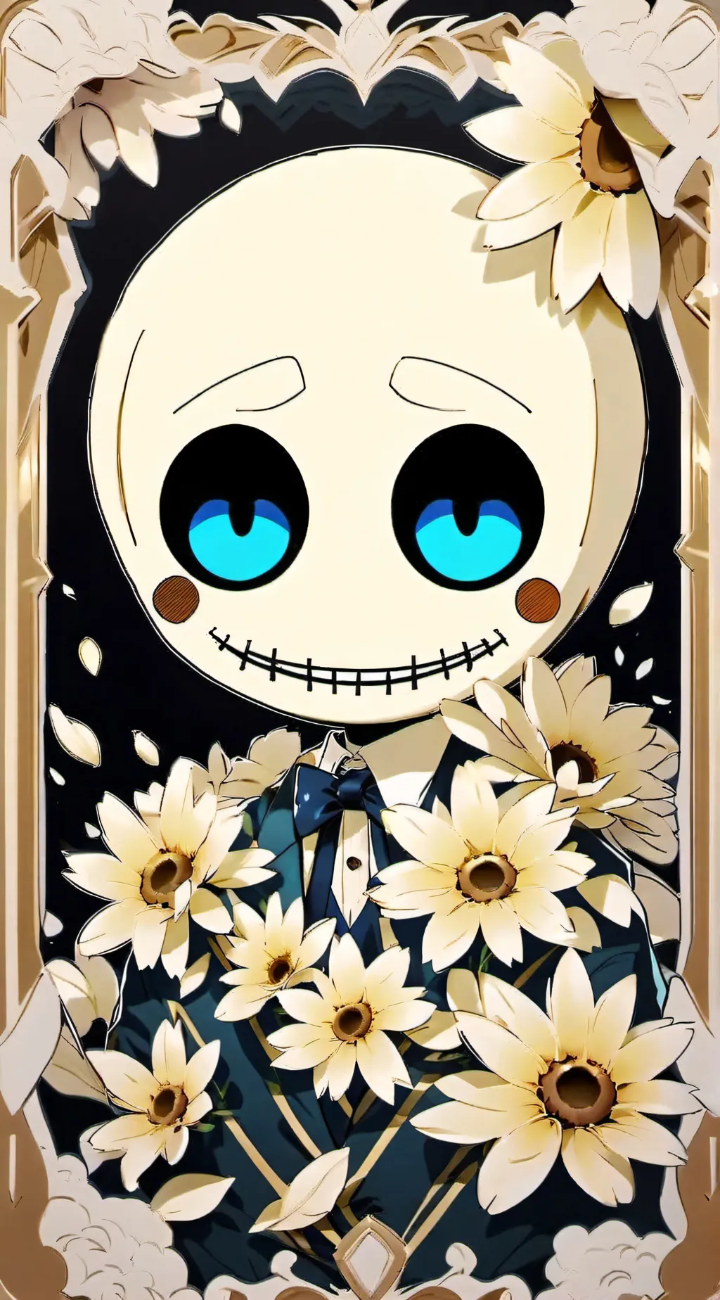 ai character: Sans background