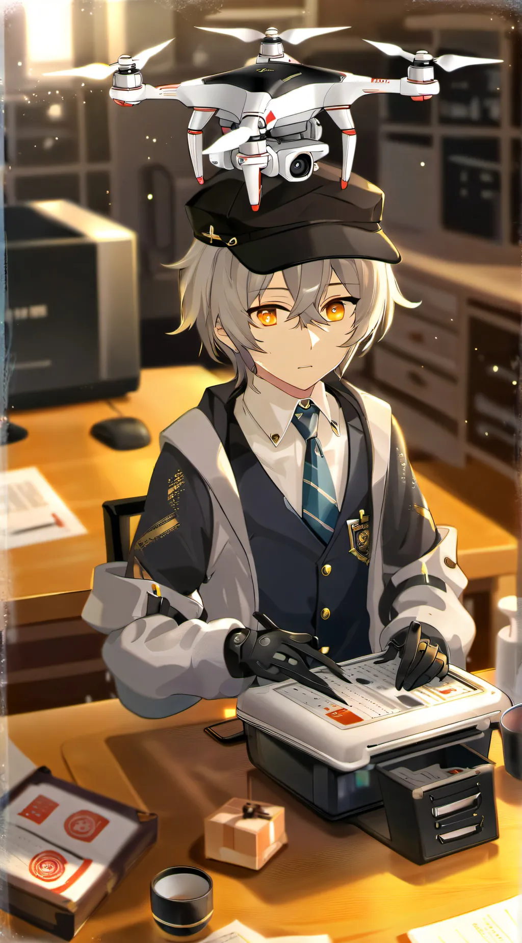ai character: SD N background