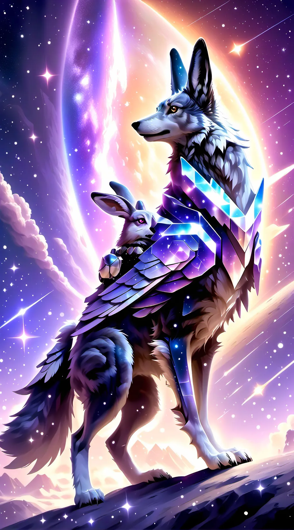 ai character: Had x galaxy background