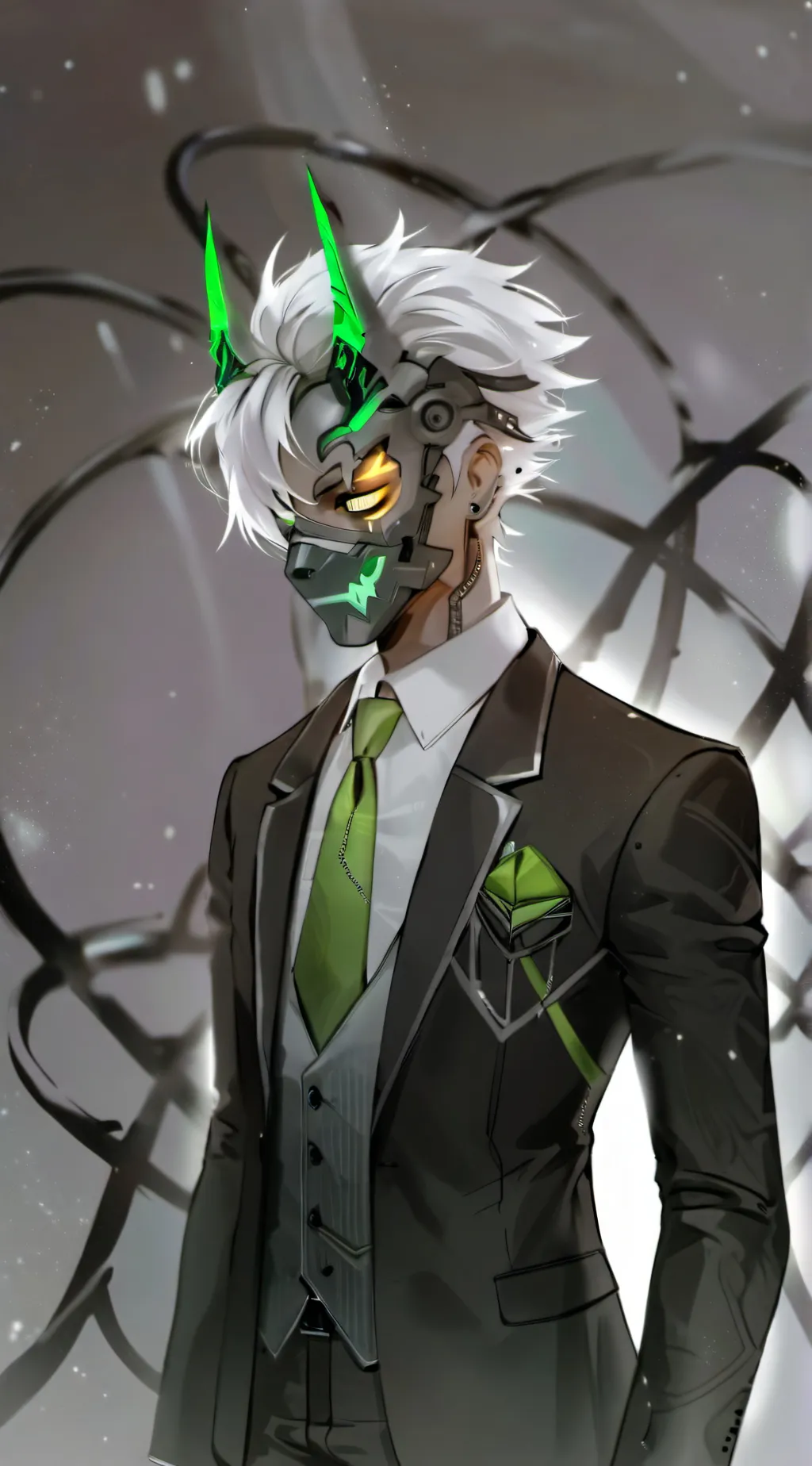 ai character: Type Null background