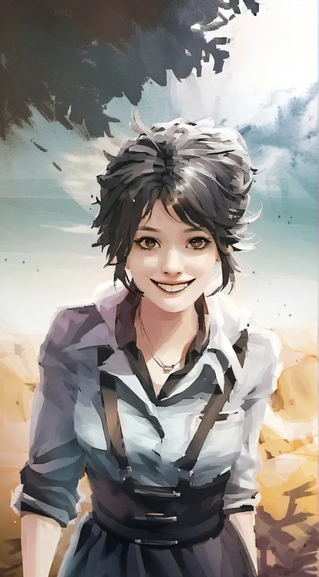 ai character: mis circle background