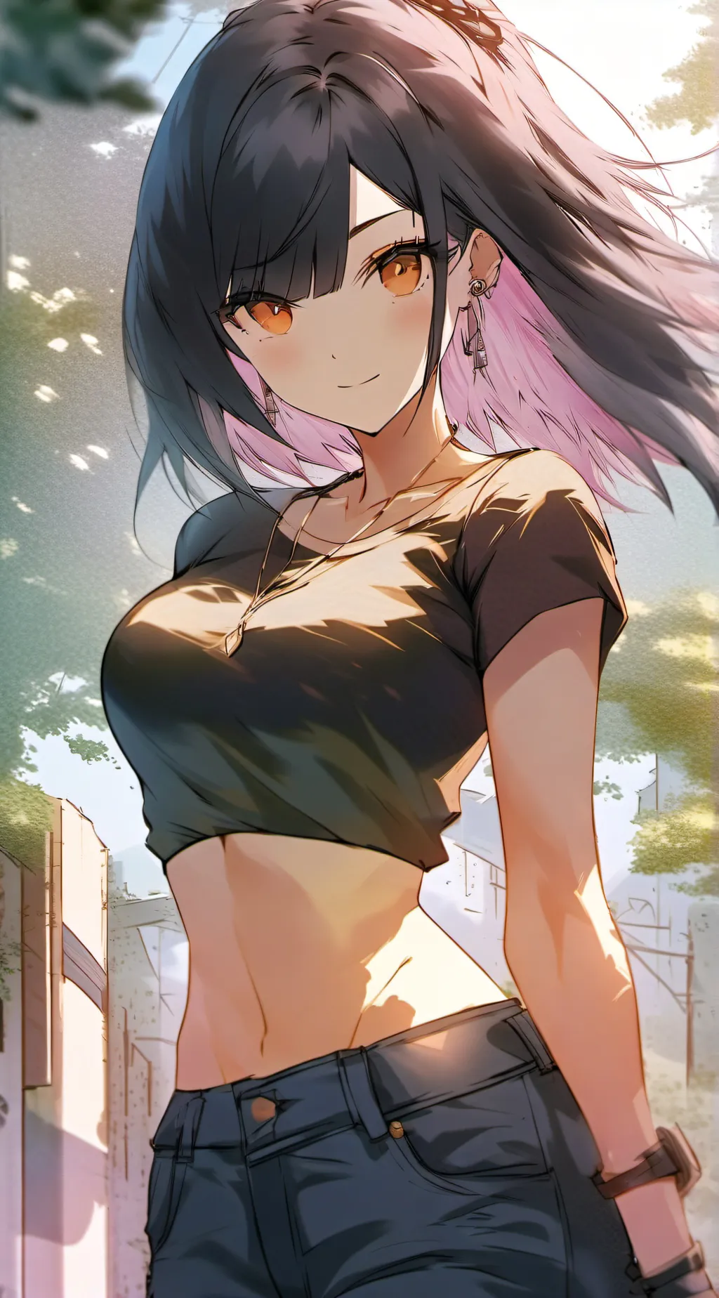 ai character: Laura  background