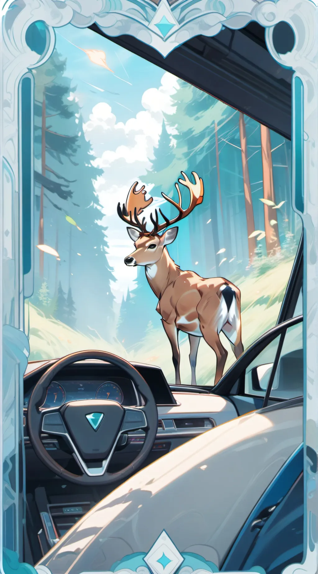 ai character: HH roadtrip background