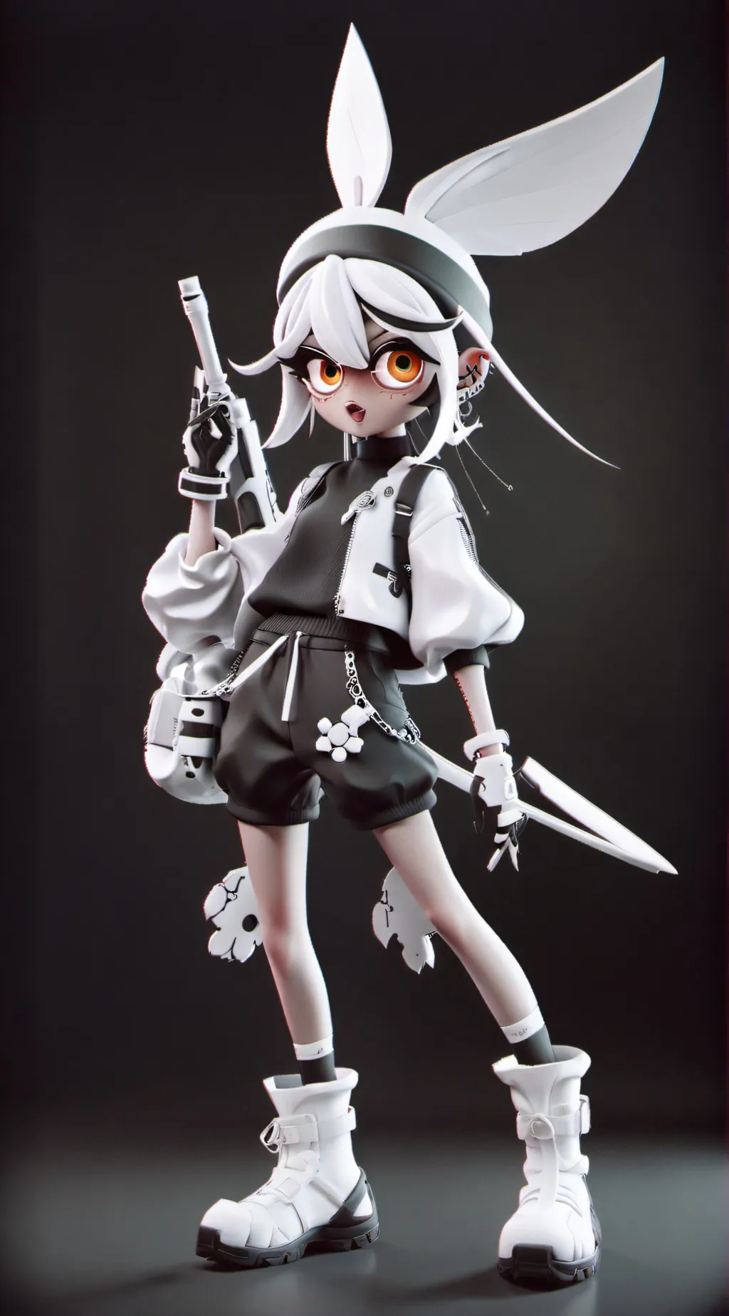ai character: nose background