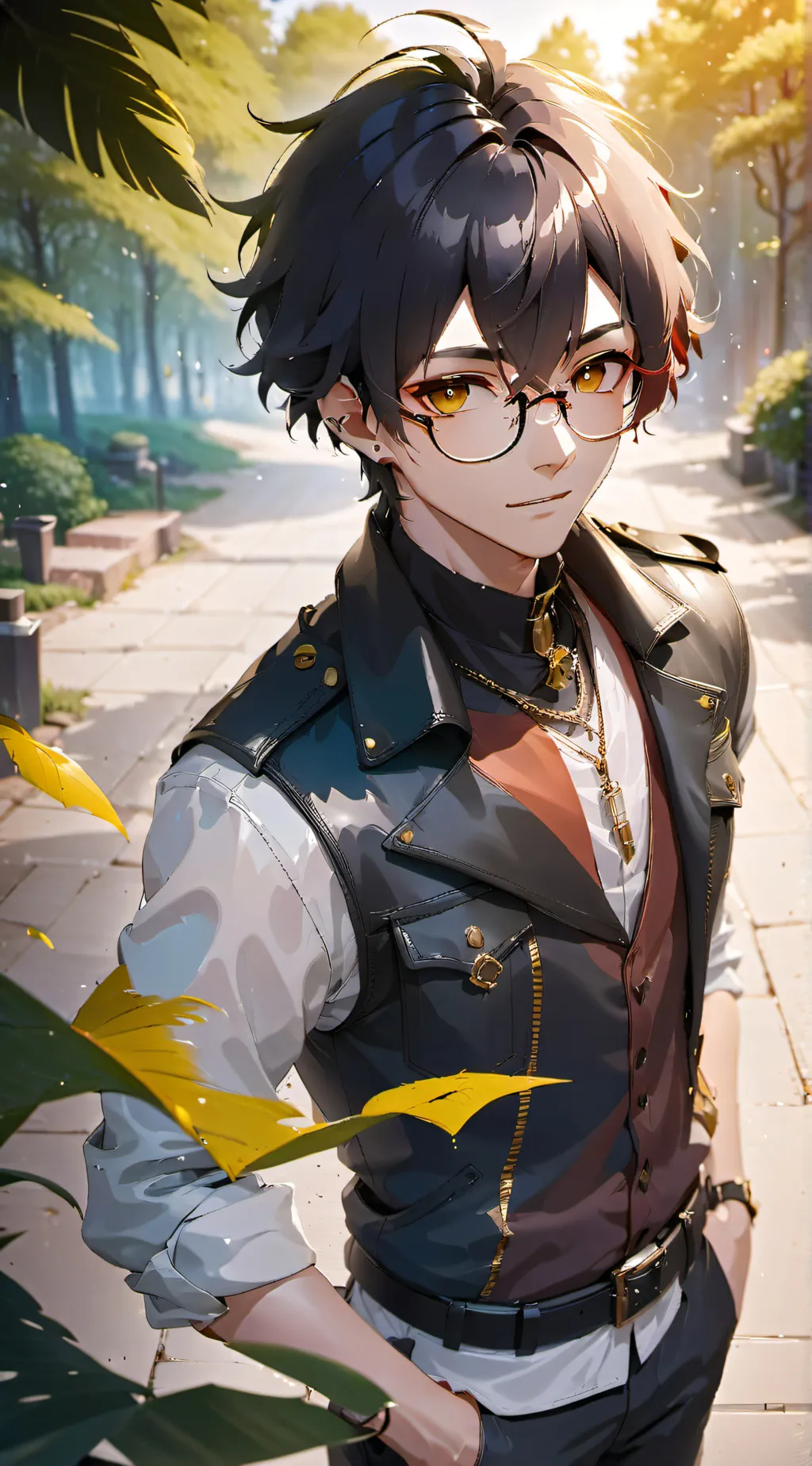 ai character: Allen✨️ background