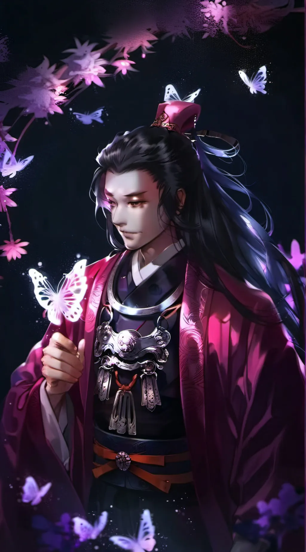 ai character: hashira background