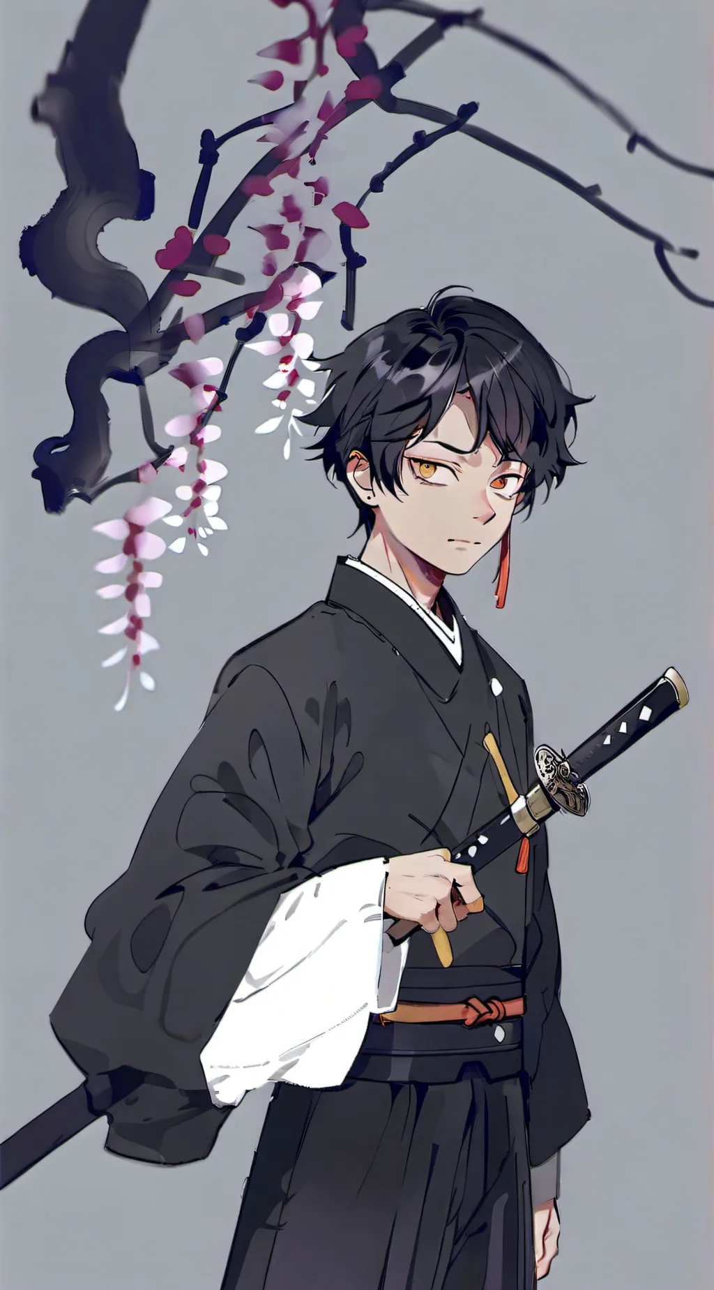 ai character: Demon slayer  background