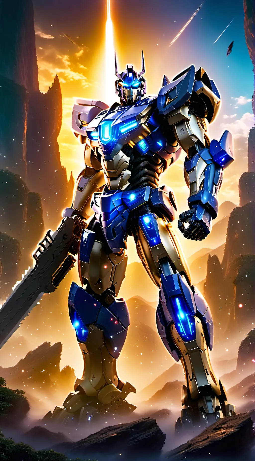 ai character: Transformers  background