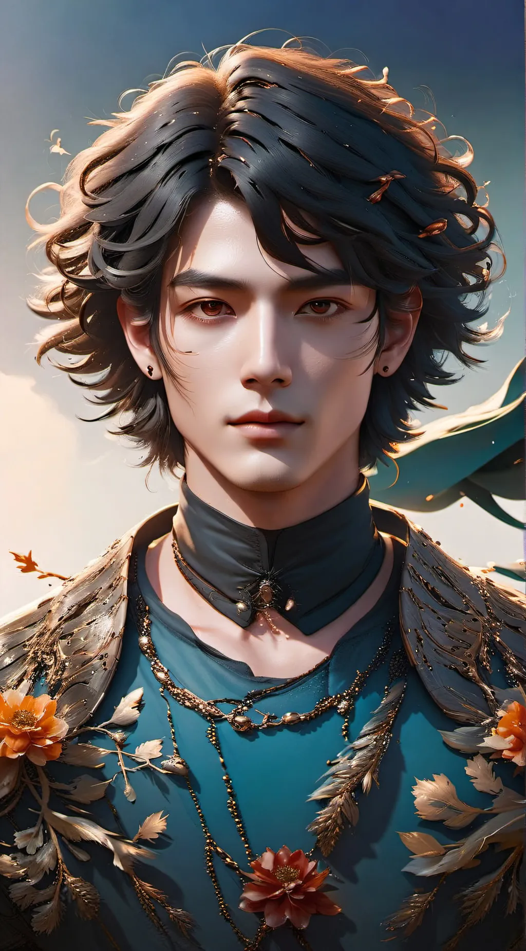 ai character: Happy ducks background