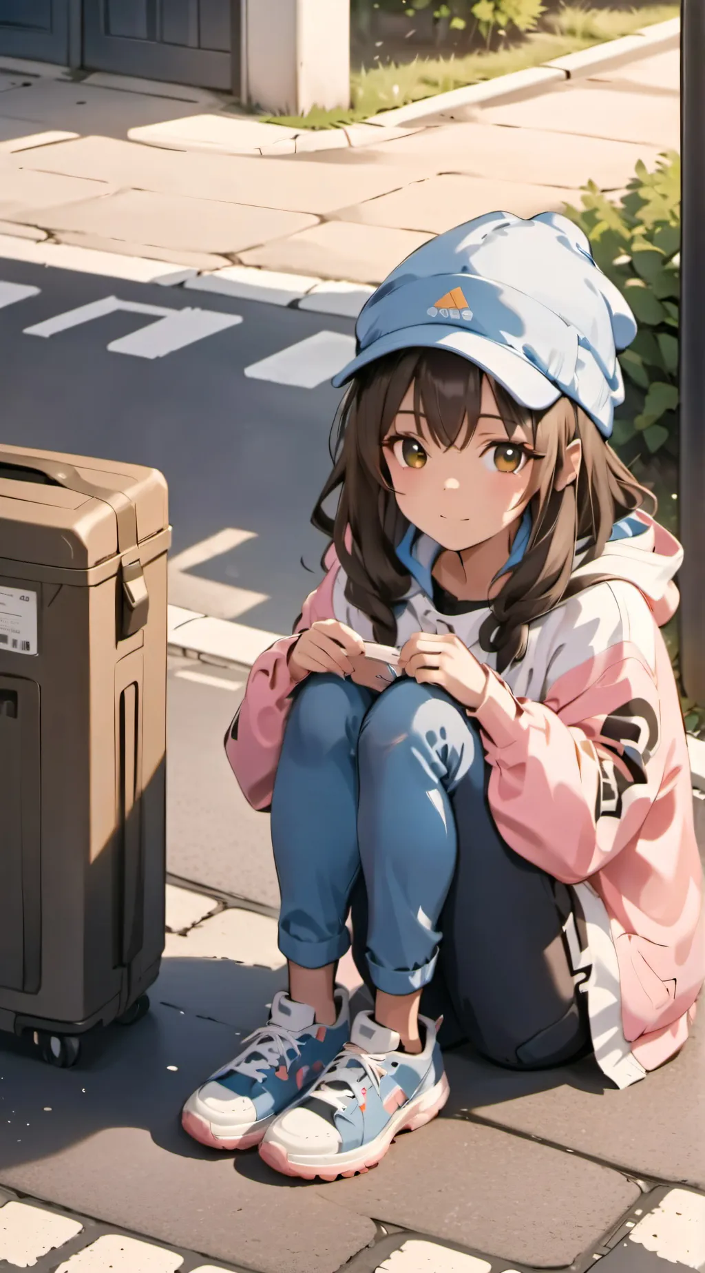 ai character: Diamond background