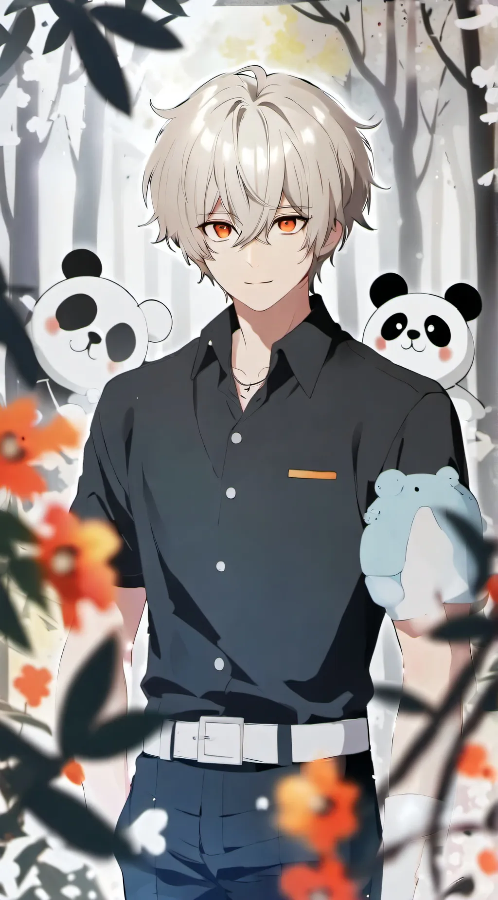 ai character: zakuro oshigiri background