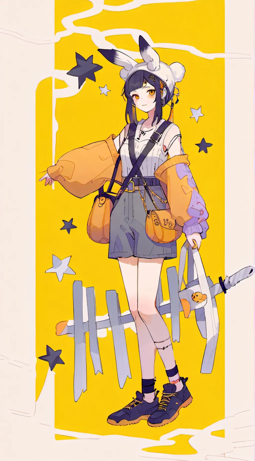 ai character: Kny boys  background