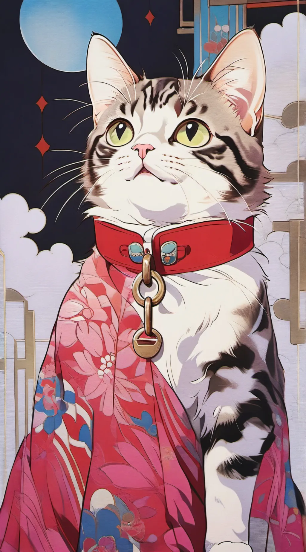 ai character: kitten background