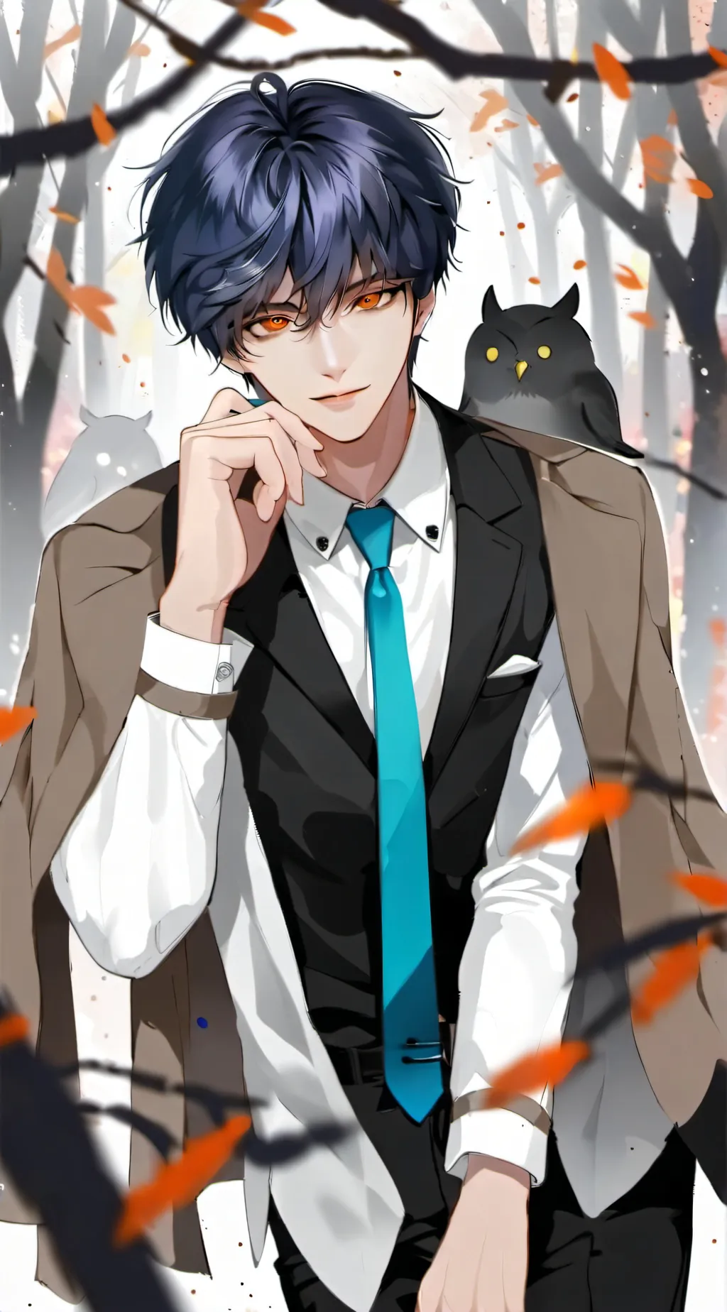 ai character: Ratara(Ketua osis) background