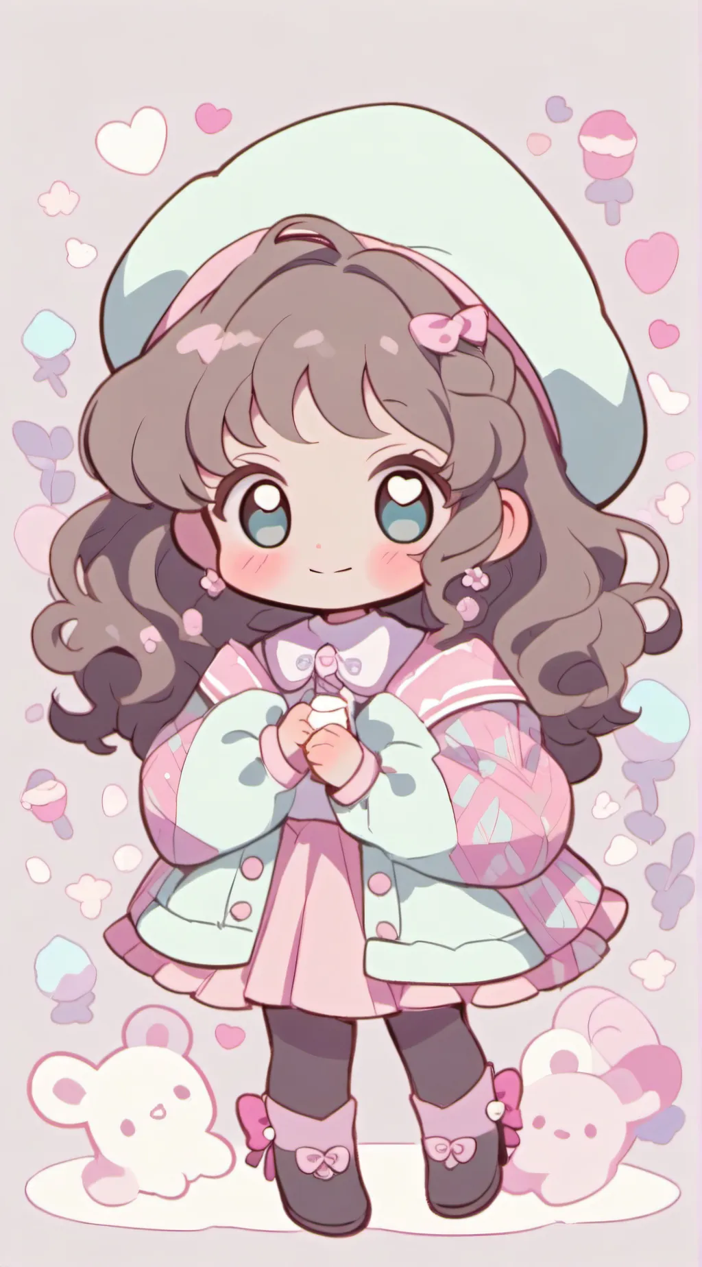 ai character: Jackie  background