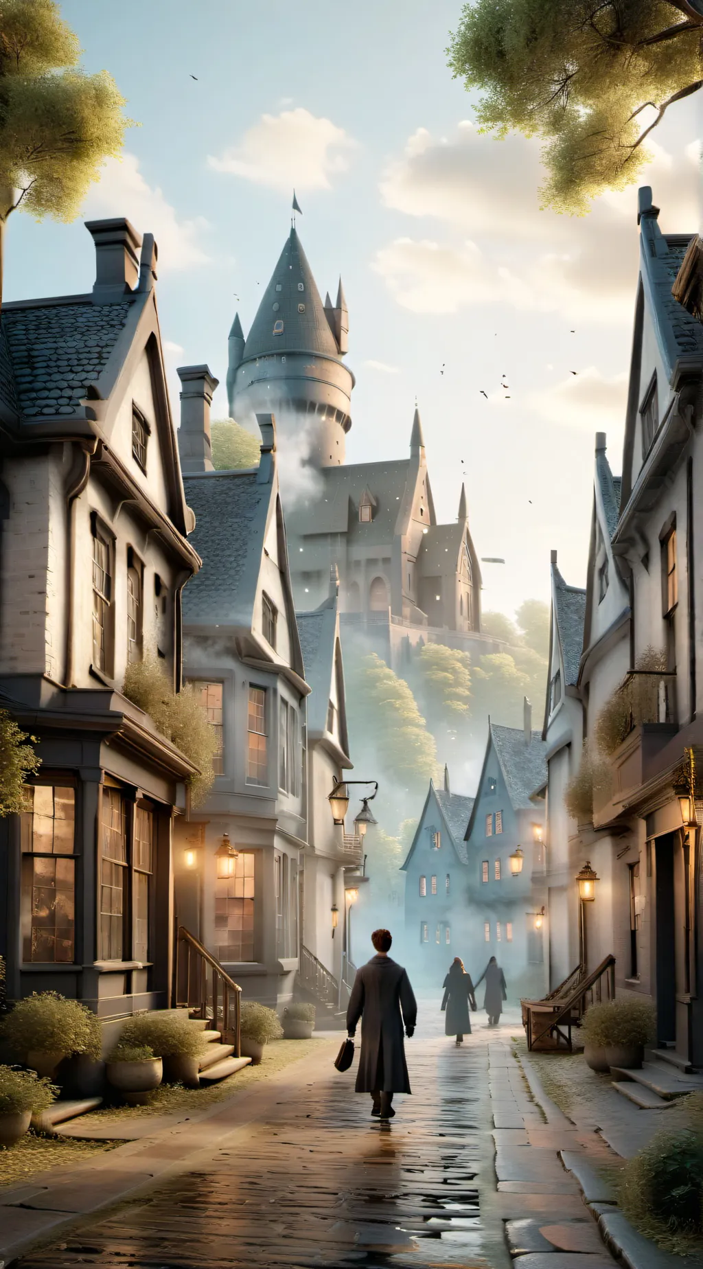 ai character: Harry Potter  background