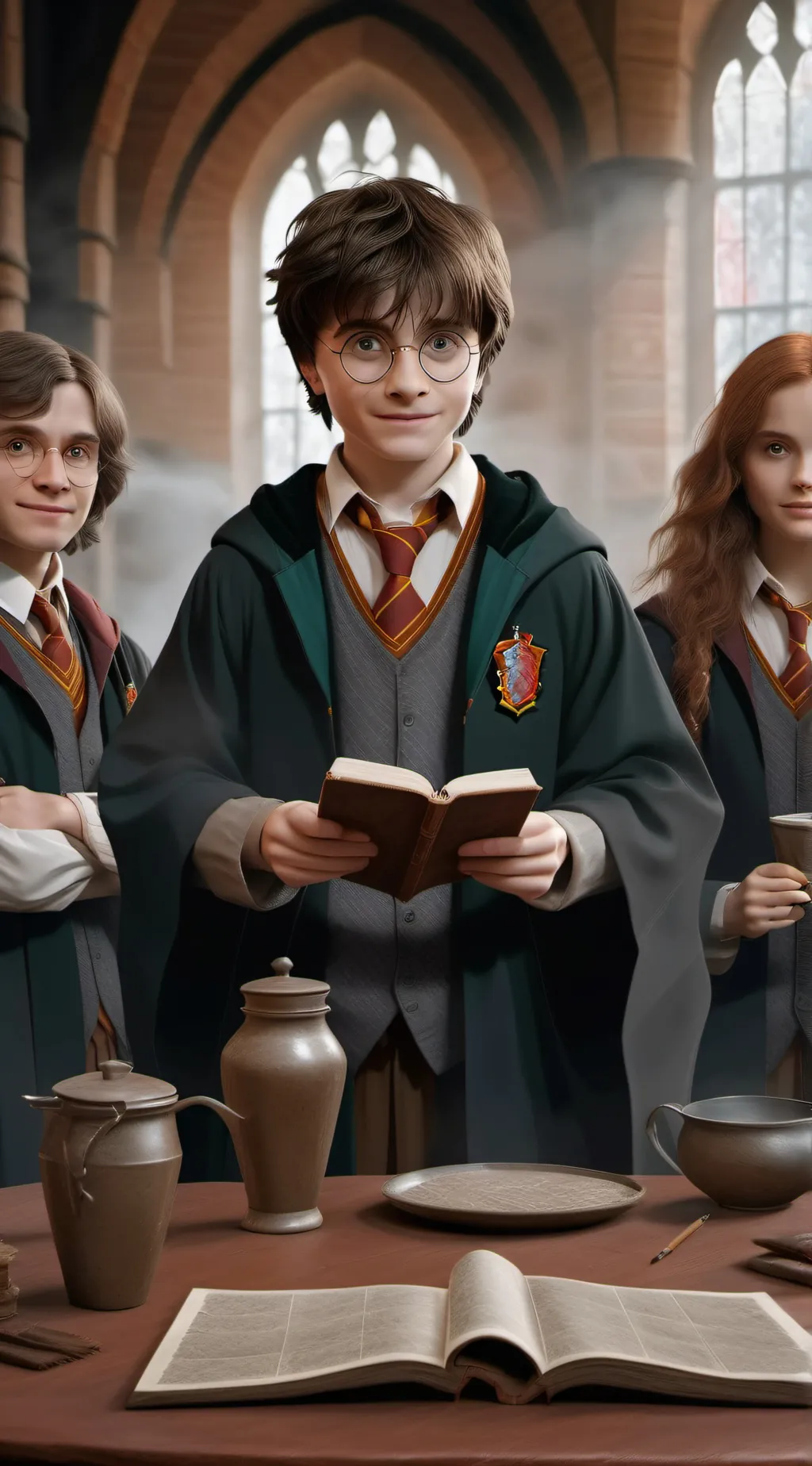 ai character: harry pottrr cast background