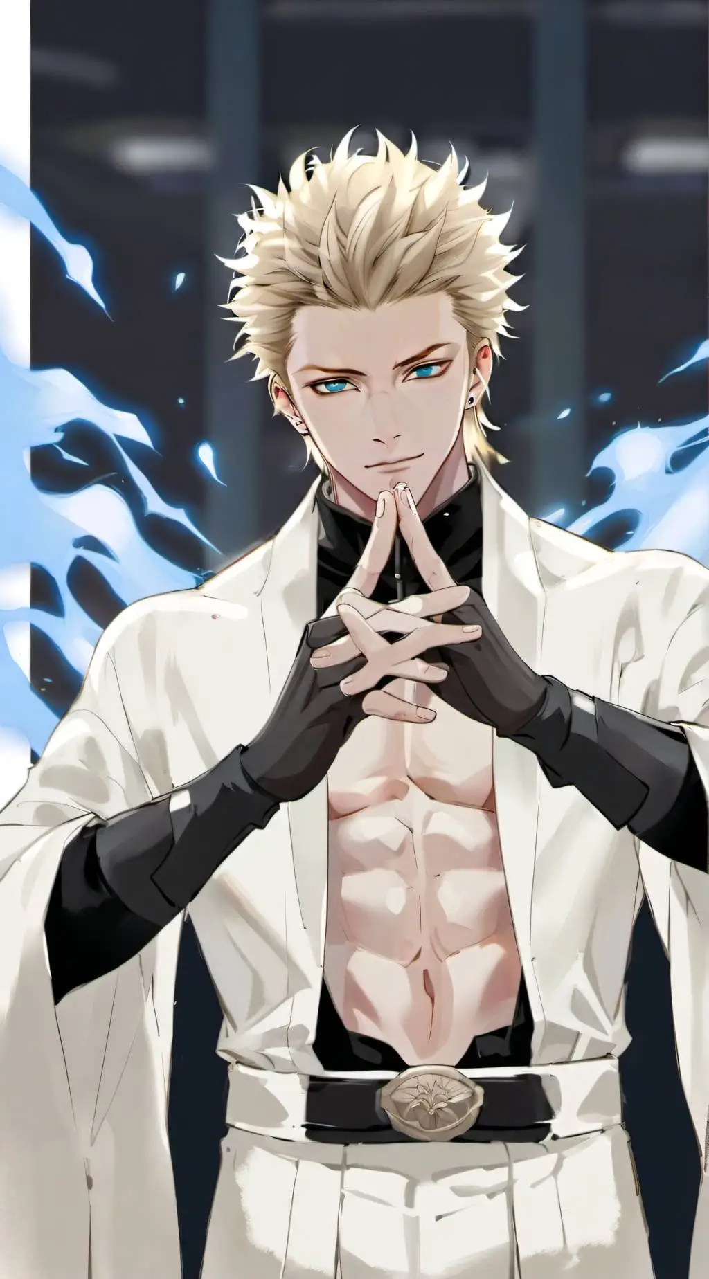 ai character: Gojo Shin background
