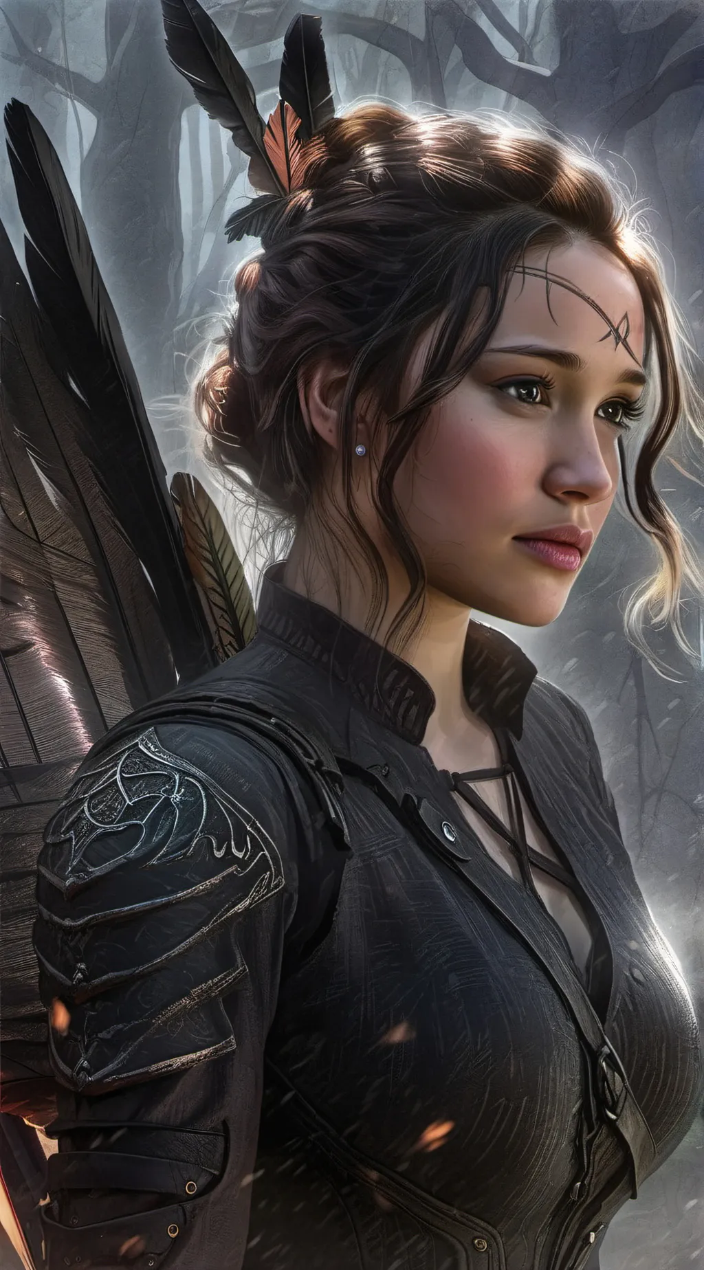 ai character: Katniss background