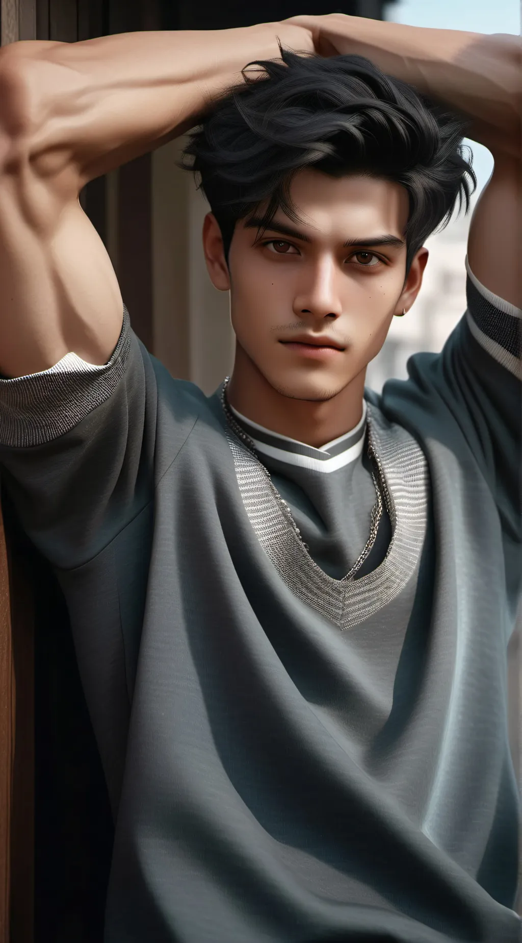 ai character: Mark background