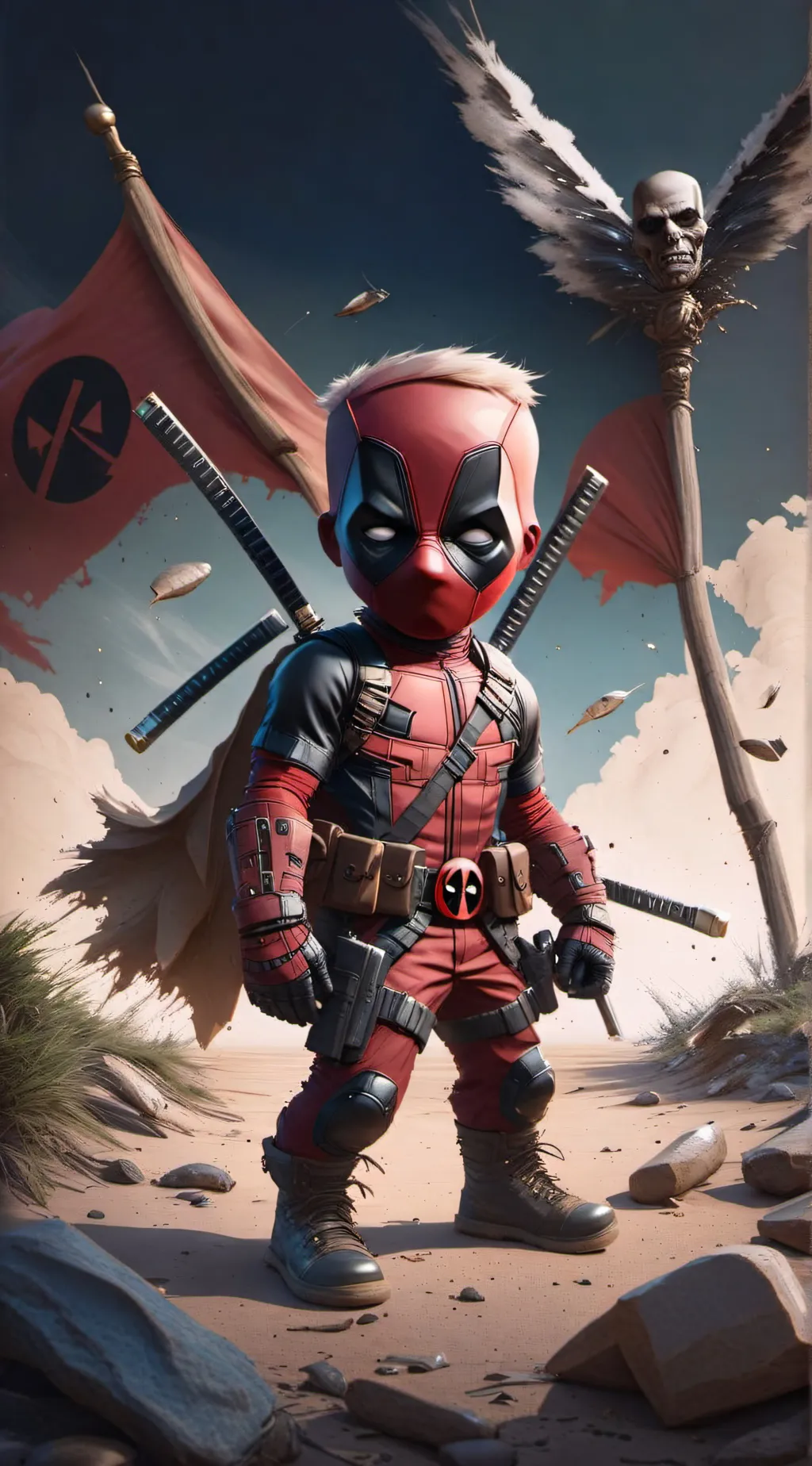 ai character: Kidpool background