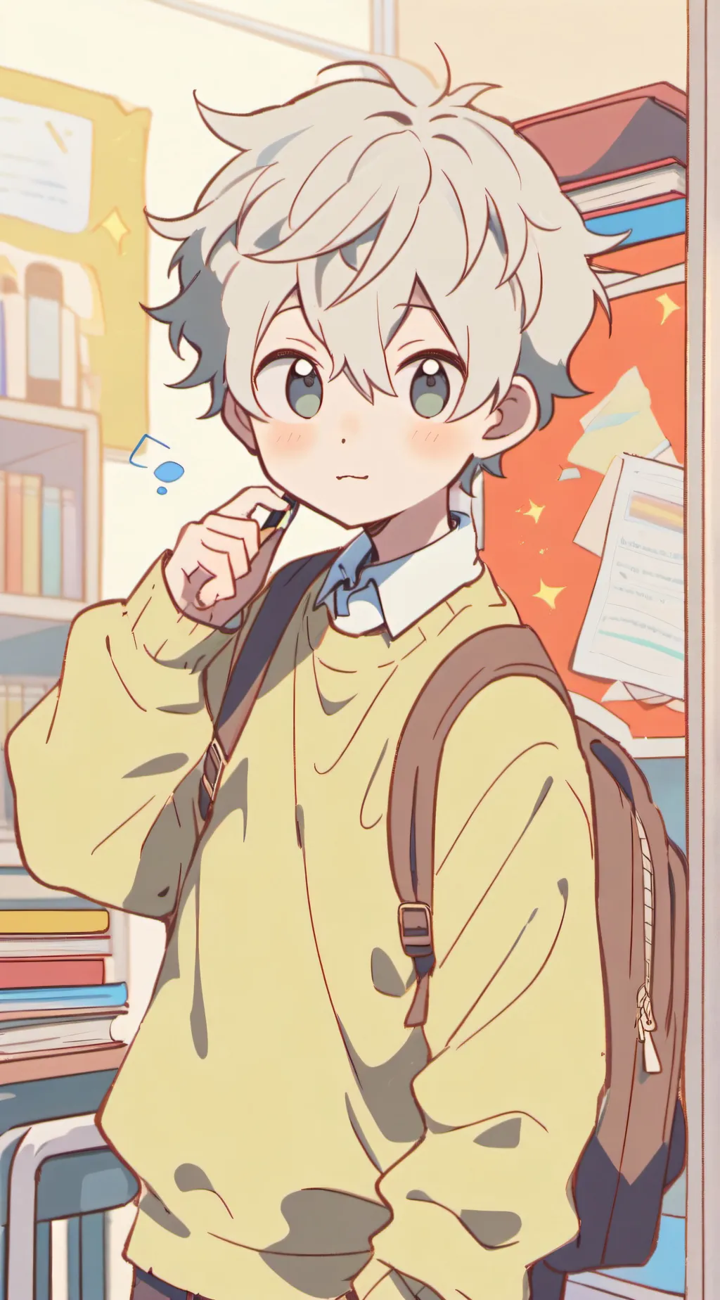 ai character: leon background